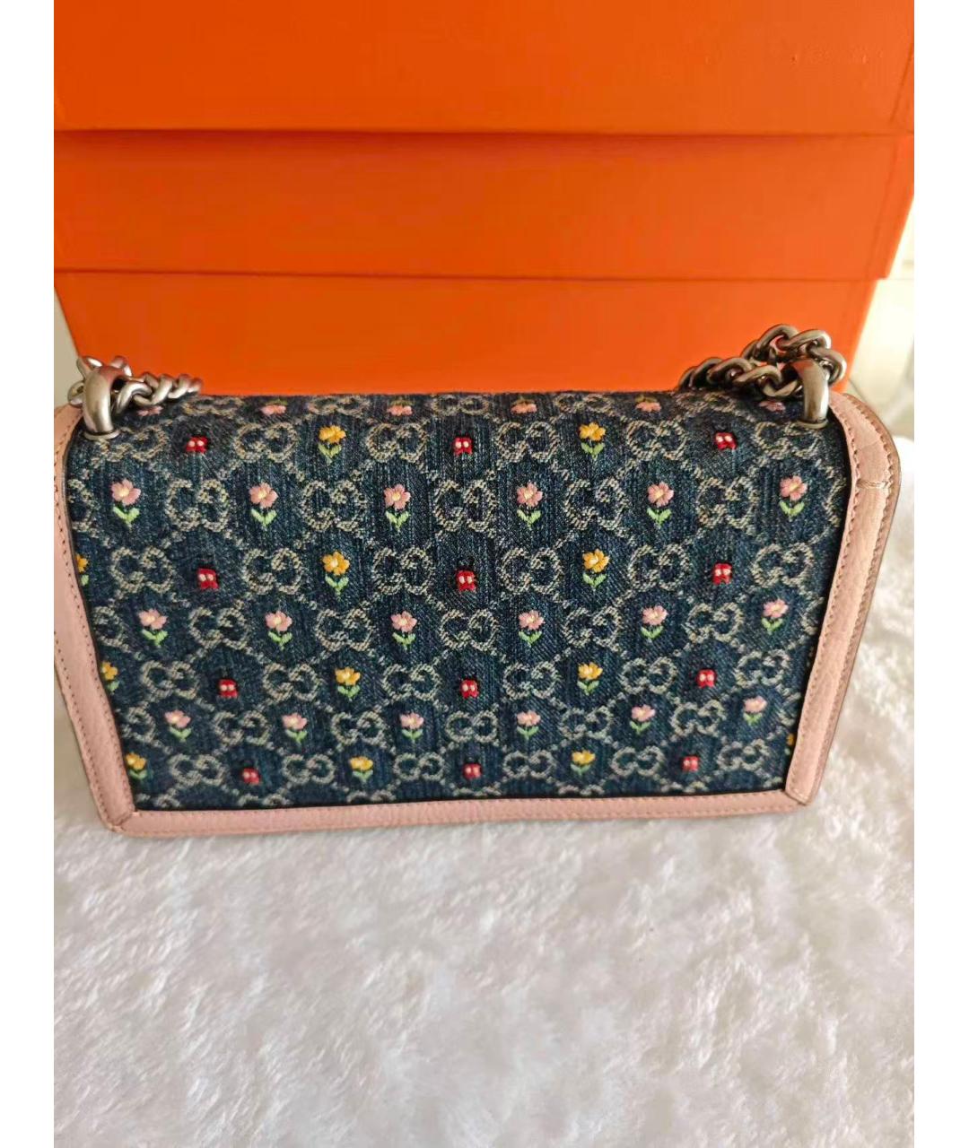 GUCCI Мульти деним сумка через плечо, фото 3