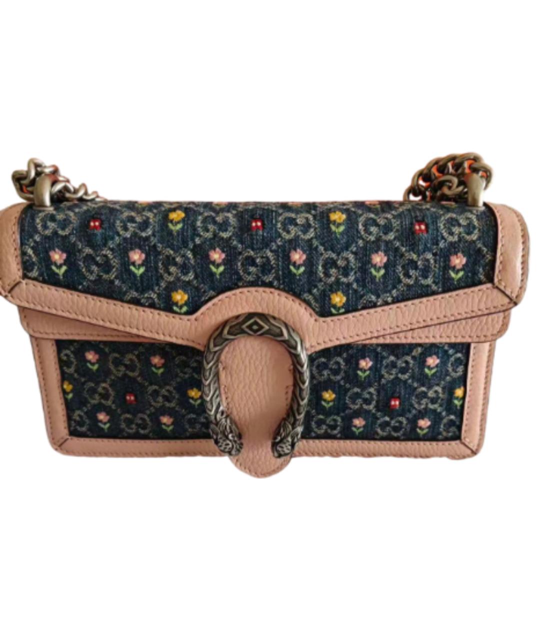 GUCCI Мульти деним сумка через плечо, фото 6