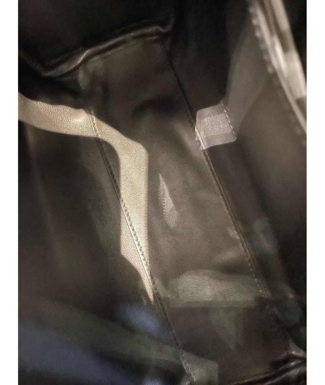 BALENCIAGA Черная кожаная сумка через плечо, фото 7