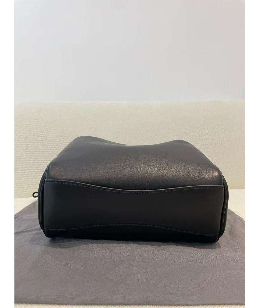 BALENCIAGA Черная кожаная сумка через плечо, фото 6