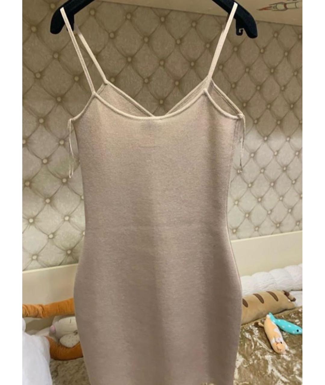 CHANEL Бежевое повседневное платье, фото 2