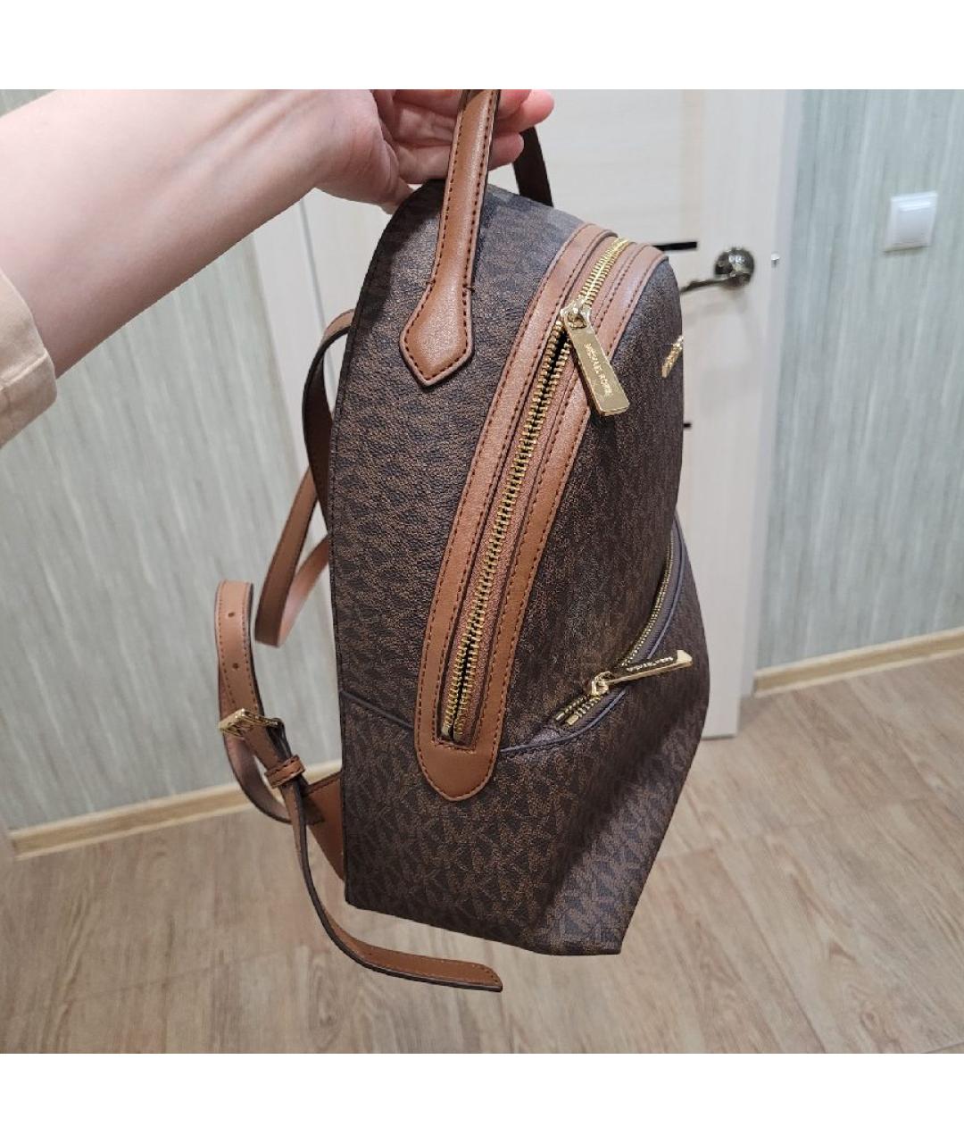 MICHAEL KORS Коричневый рюкзак, фото 2