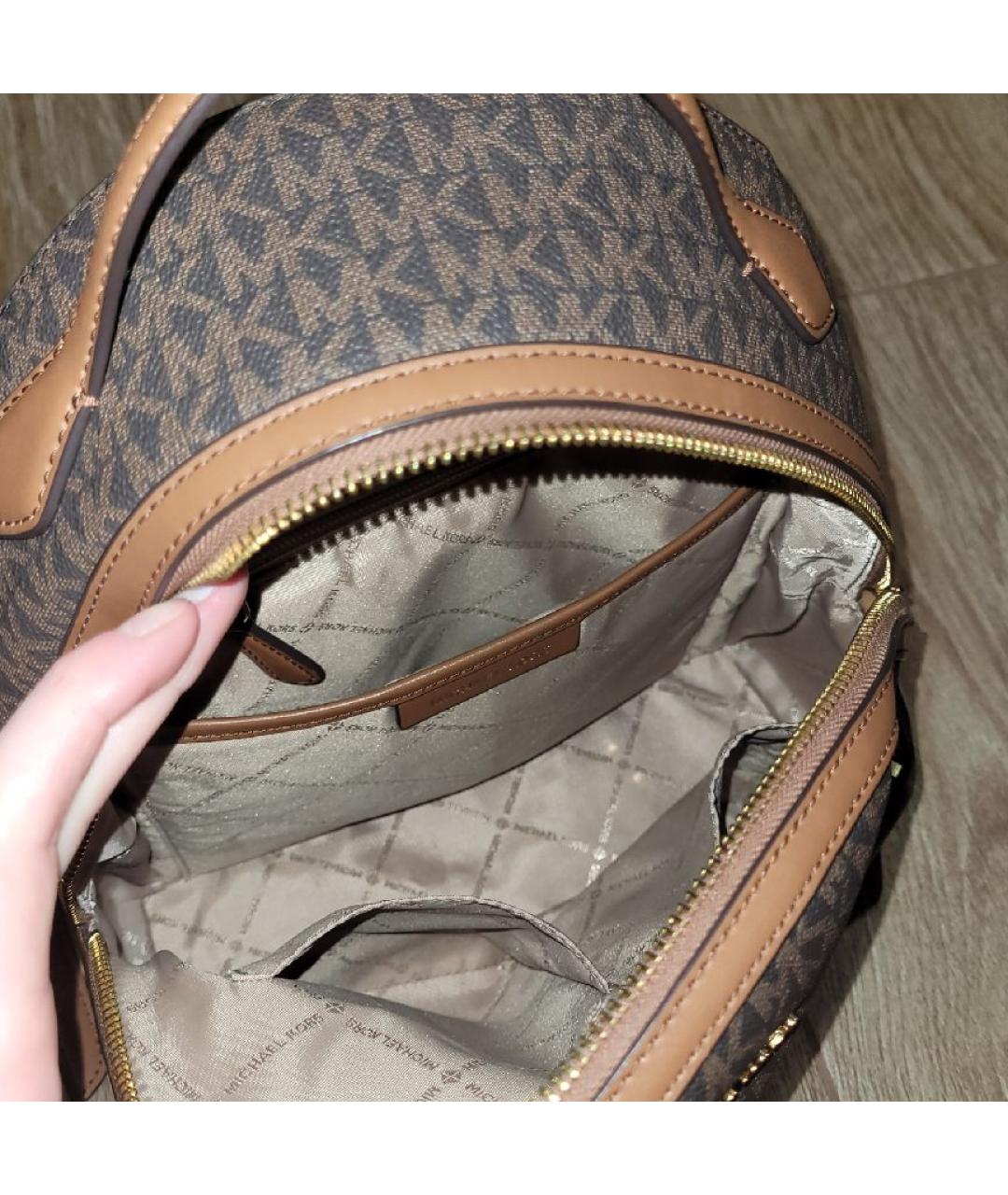 MICHAEL KORS Коричневый рюкзак, фото 4