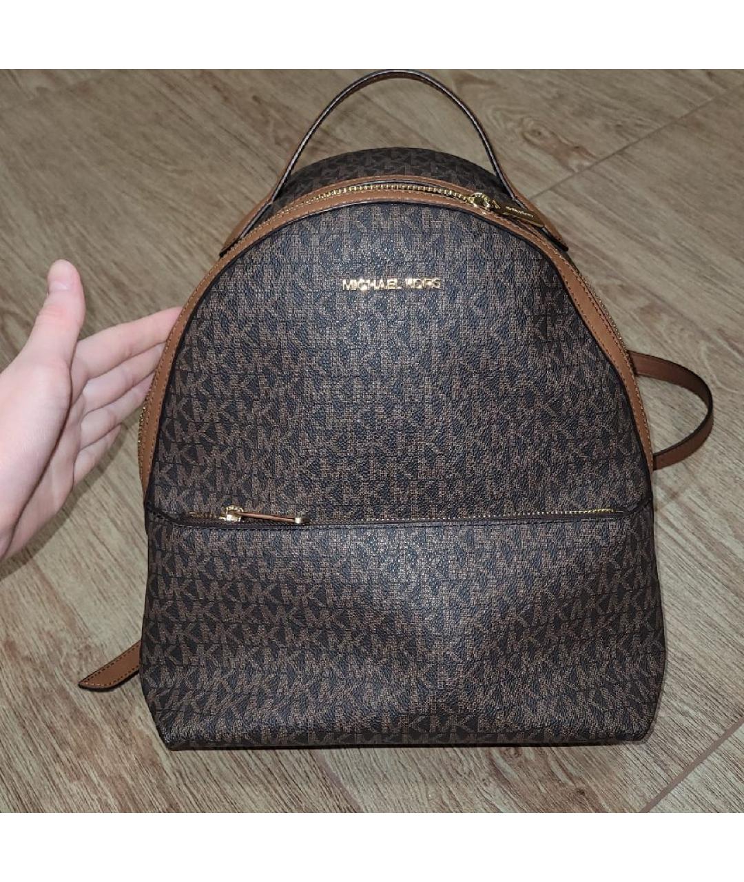 MICHAEL KORS Коричневый рюкзак, фото 7