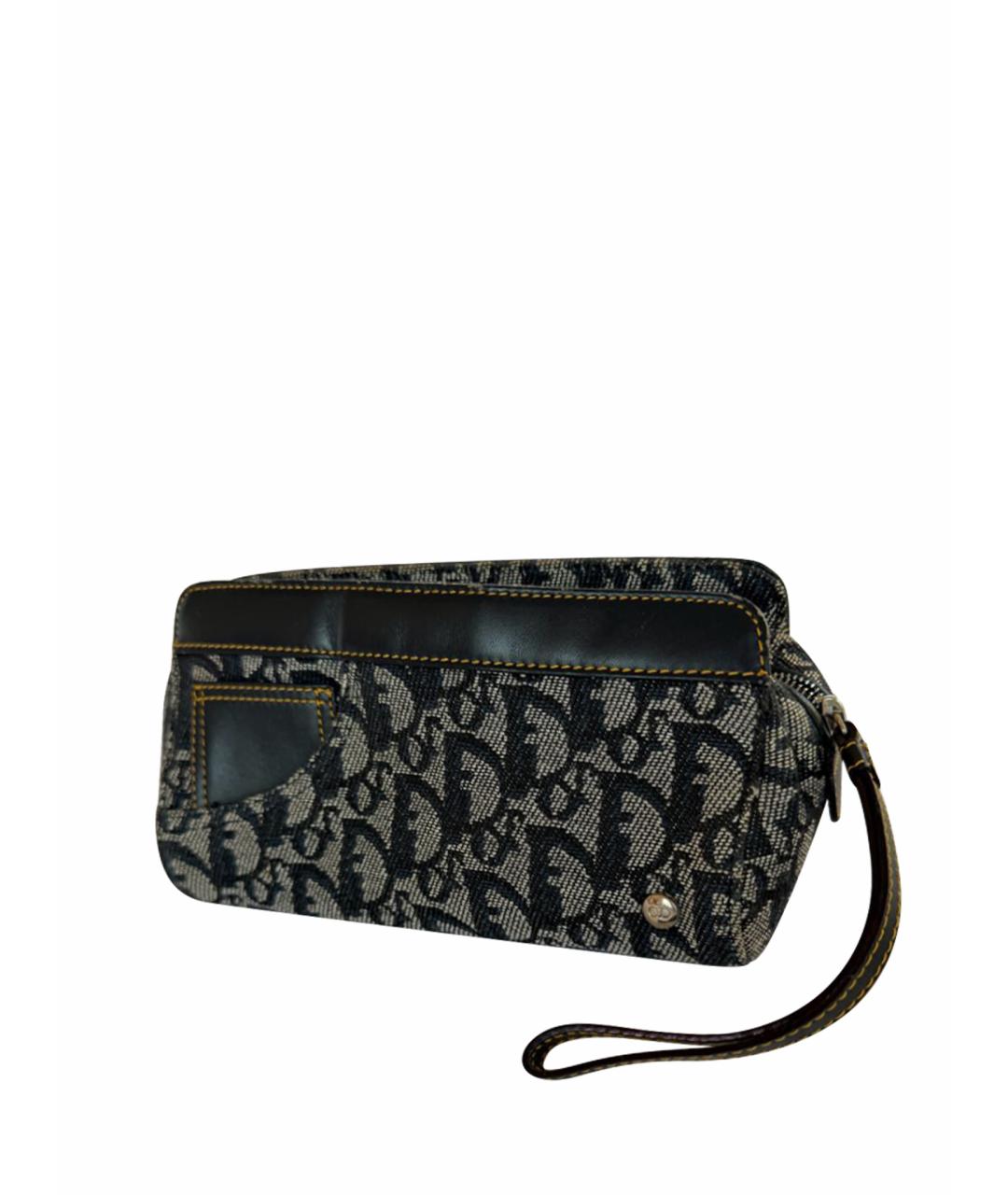 CHRISTIAN DIOR Синяя тканевая косметичка, фото 1