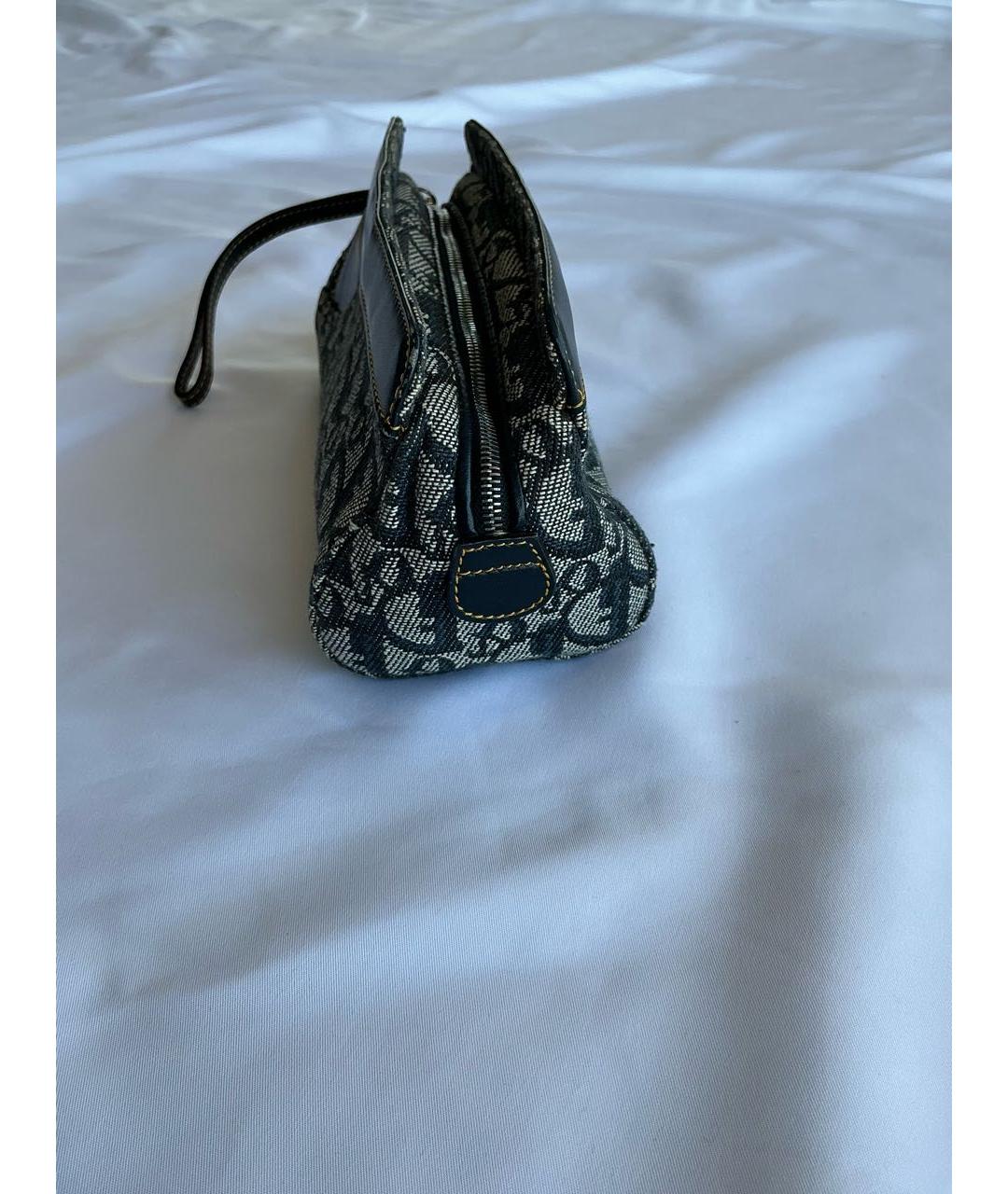 CHRISTIAN DIOR Синяя тканевая косметичка, фото 6