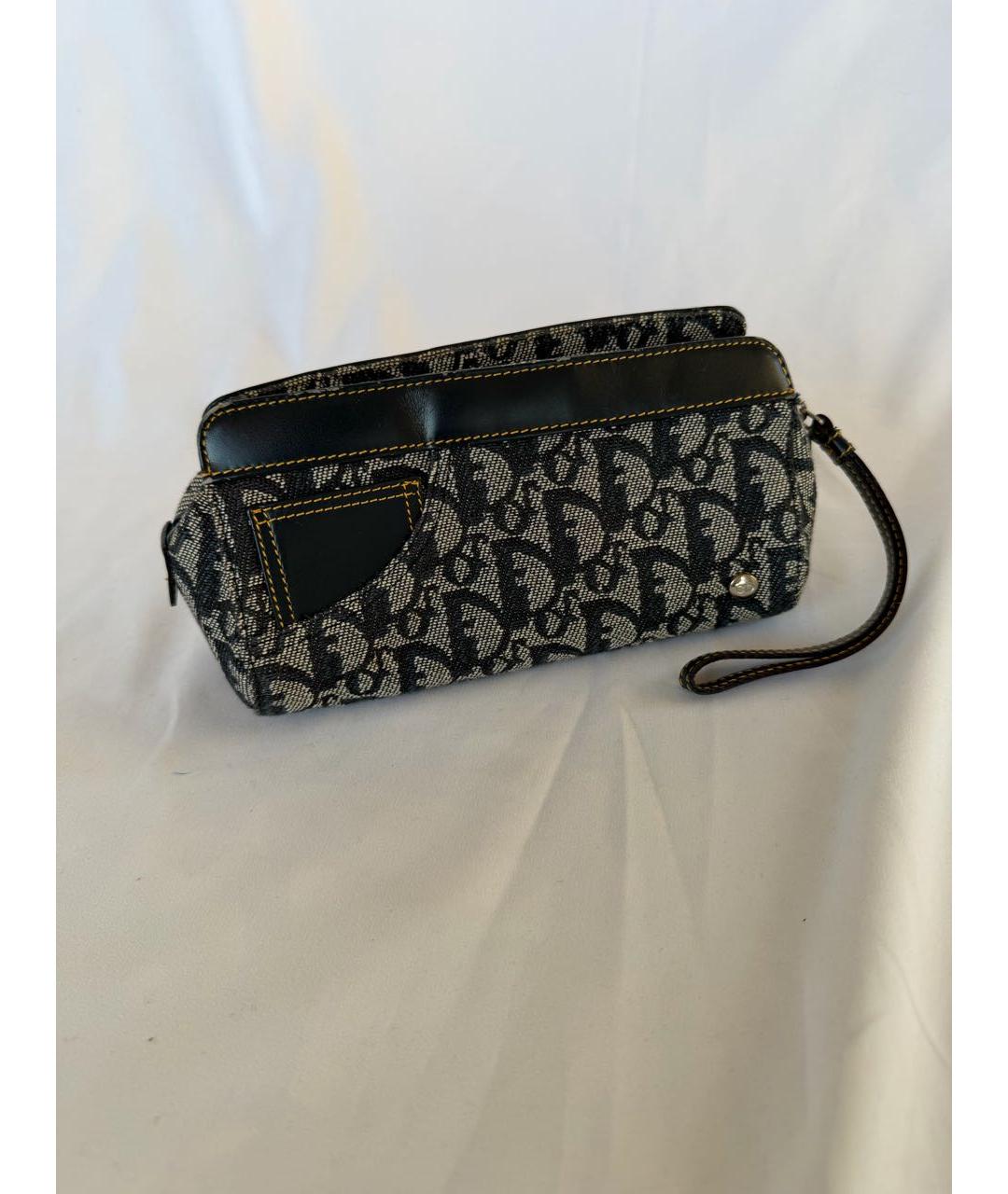 CHRISTIAN DIOR Синяя тканевая косметичка, фото 2