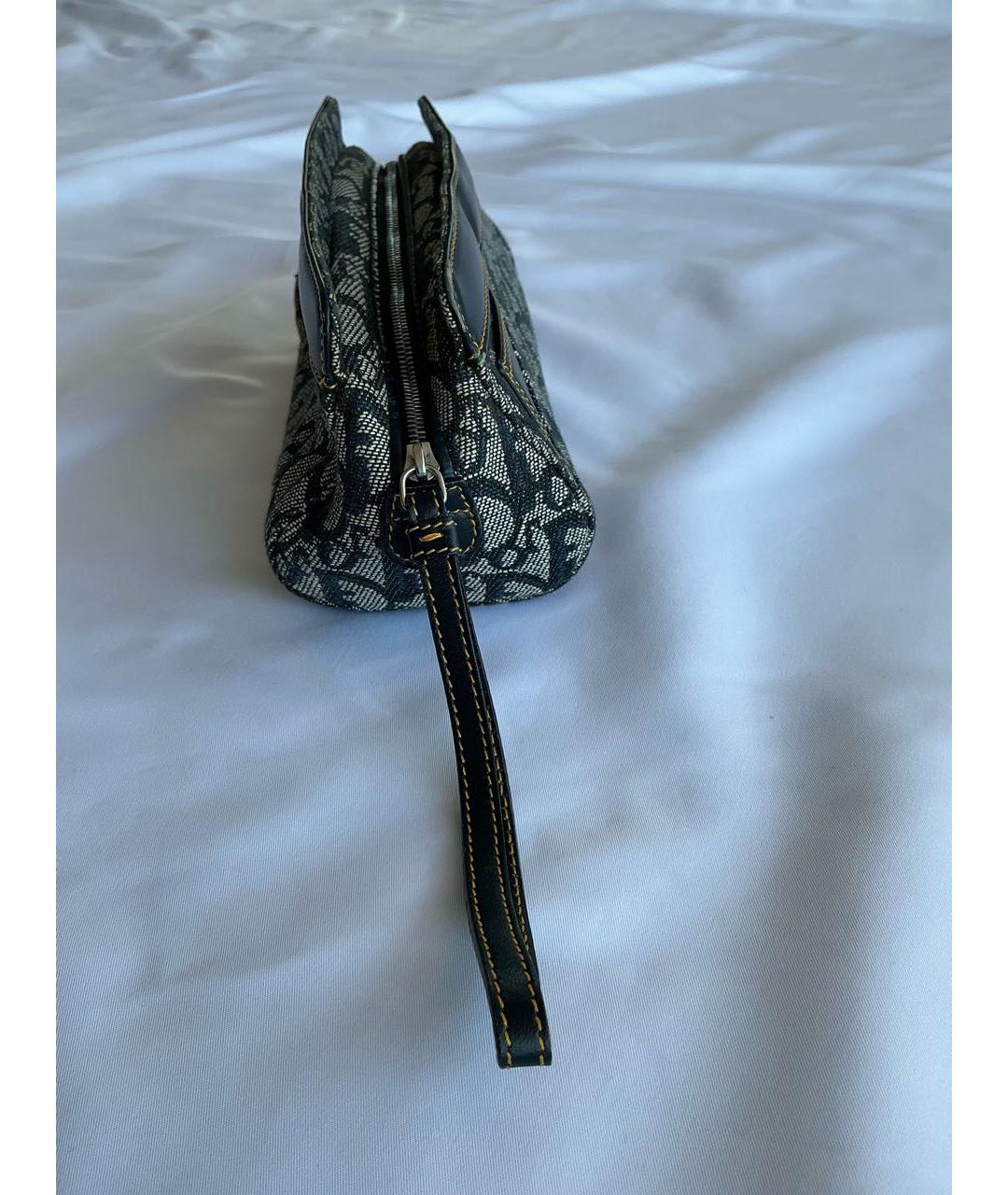 CHRISTIAN DIOR Синяя тканевая косметичка, фото 7