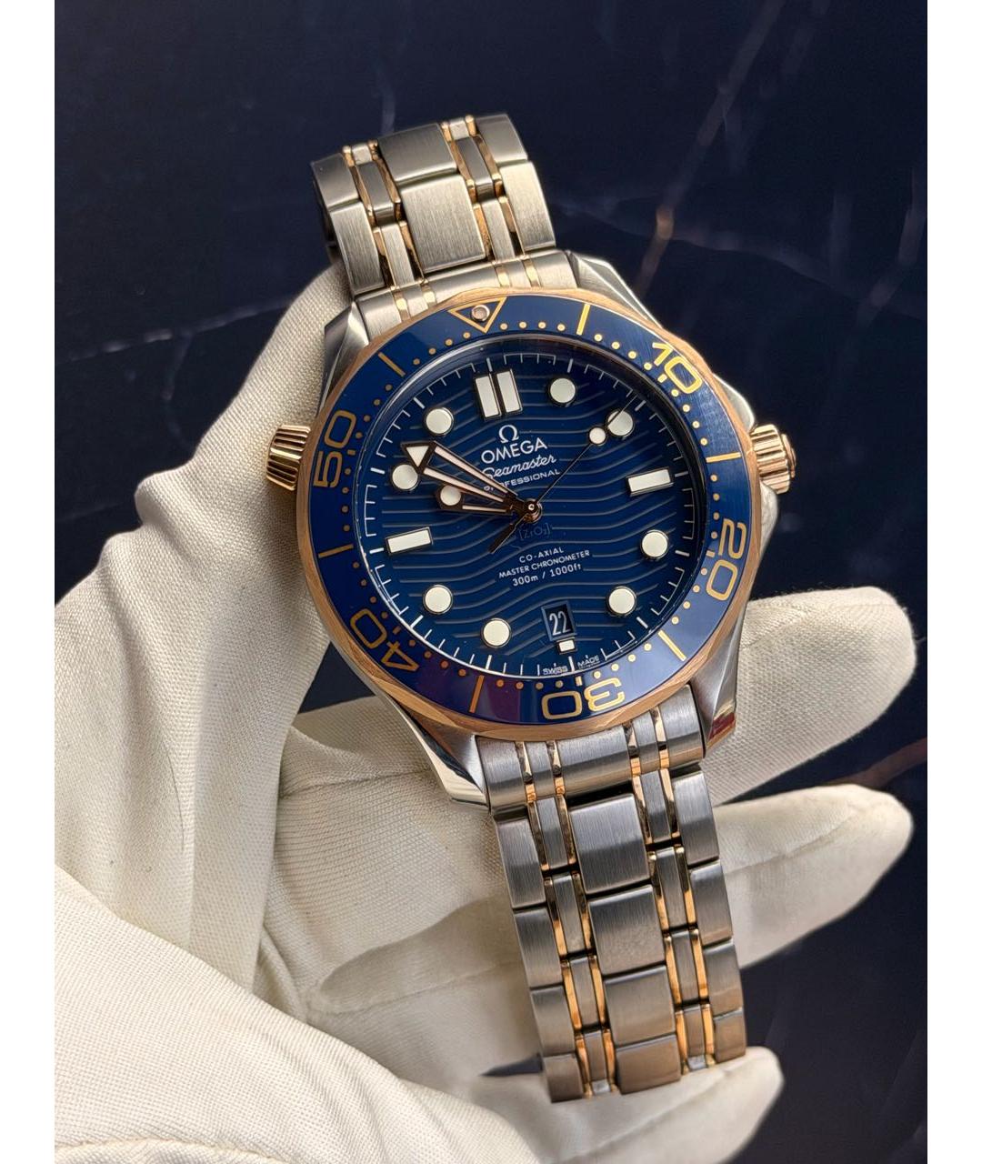 OMEGA Синие часы, фото 9