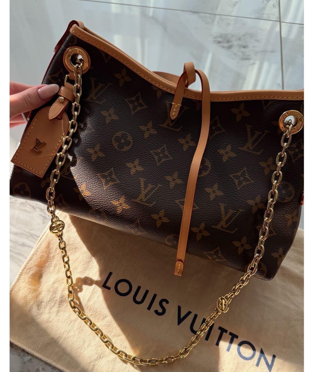 LOUIS VUITTON Коричневая сумка через плечо, фото 3