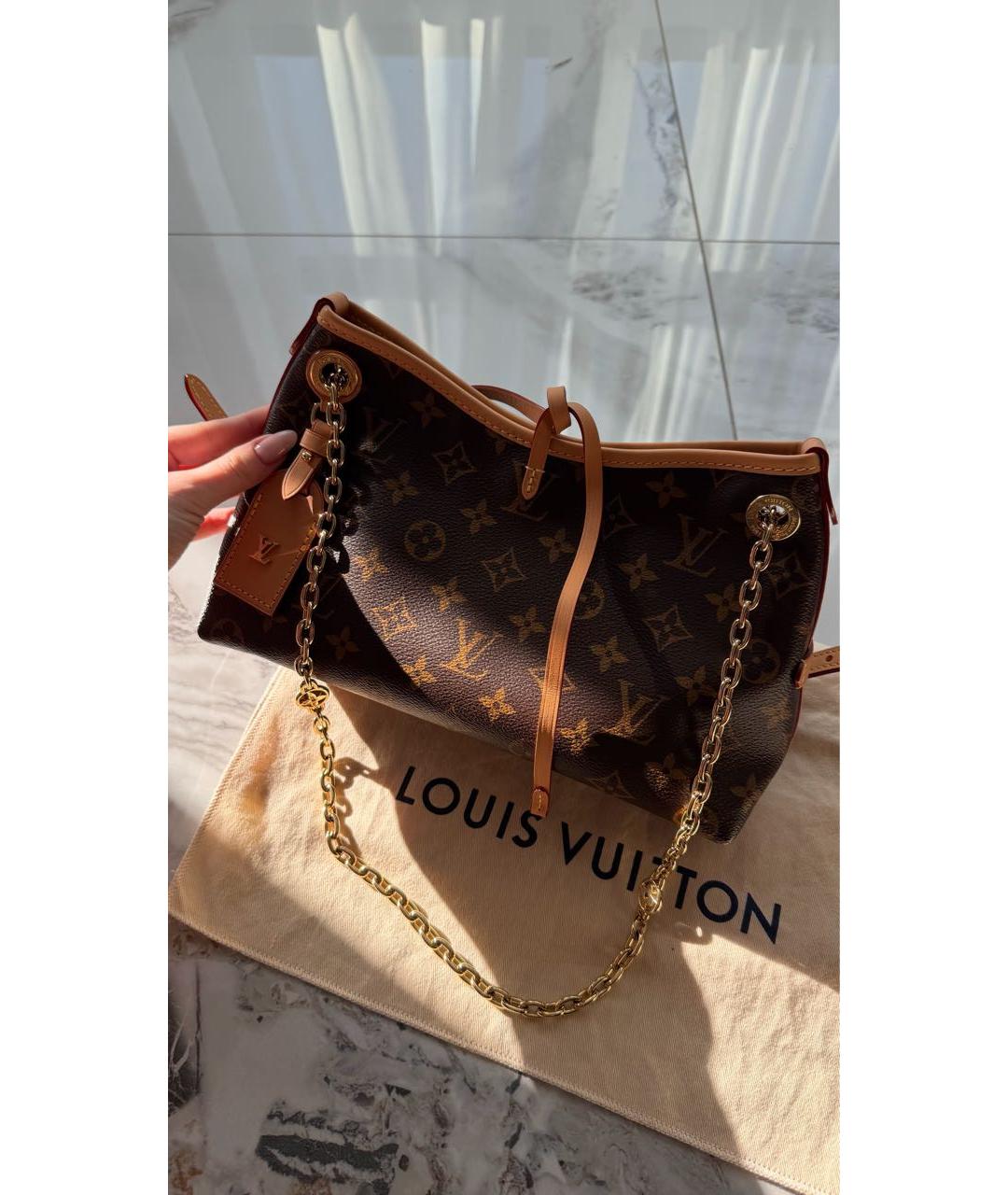 LOUIS VUITTON Коричневая сумка через плечо, фото 2