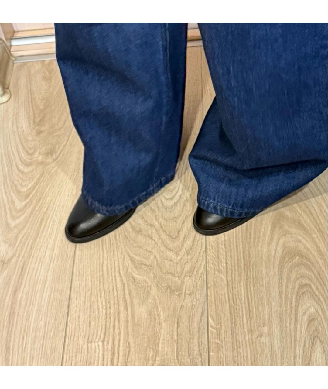 BURBERRY Черные кожаные ботинки, фото 8