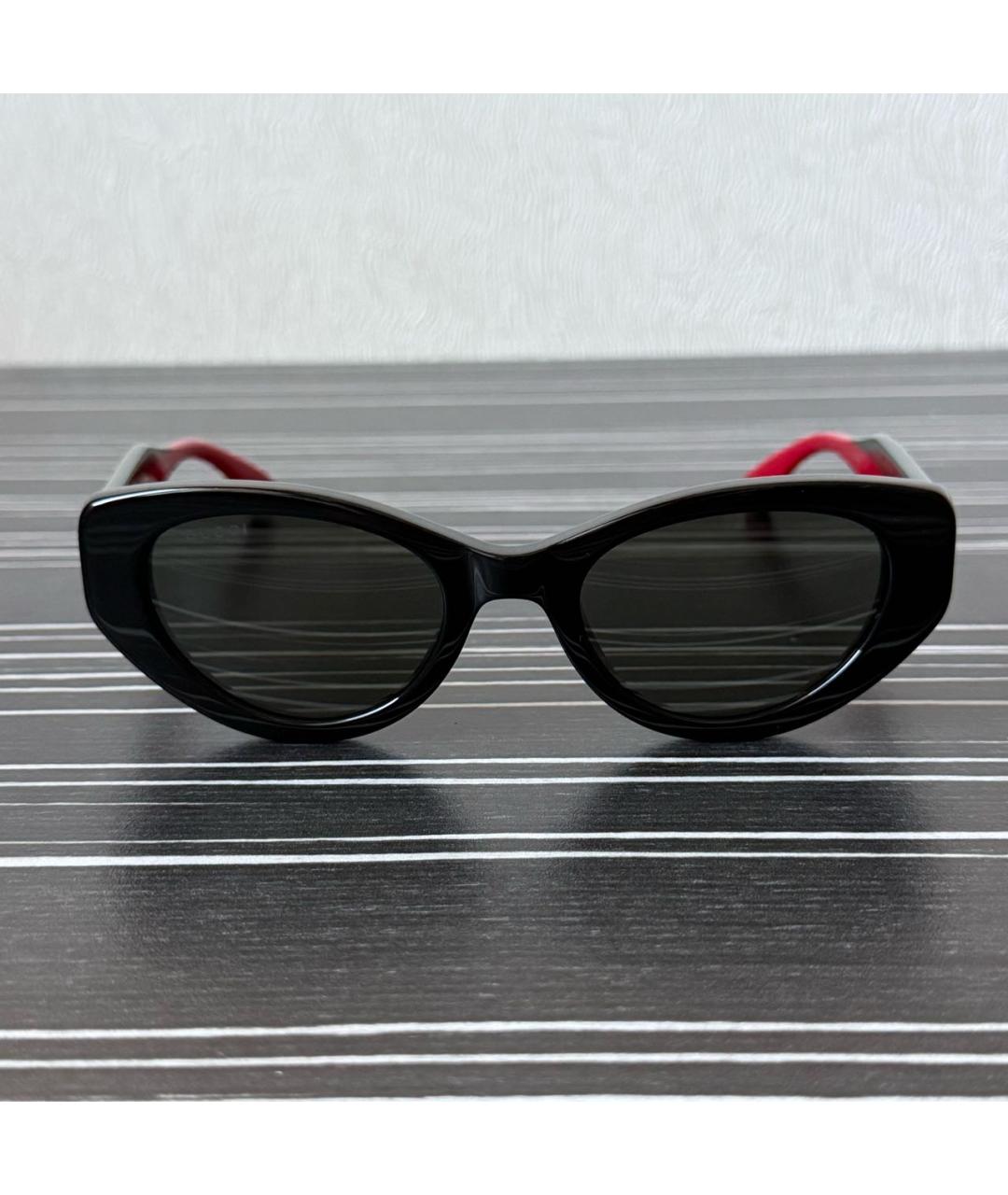 GUCCI Черные пластиковые солнцезащитные очки, фото 5