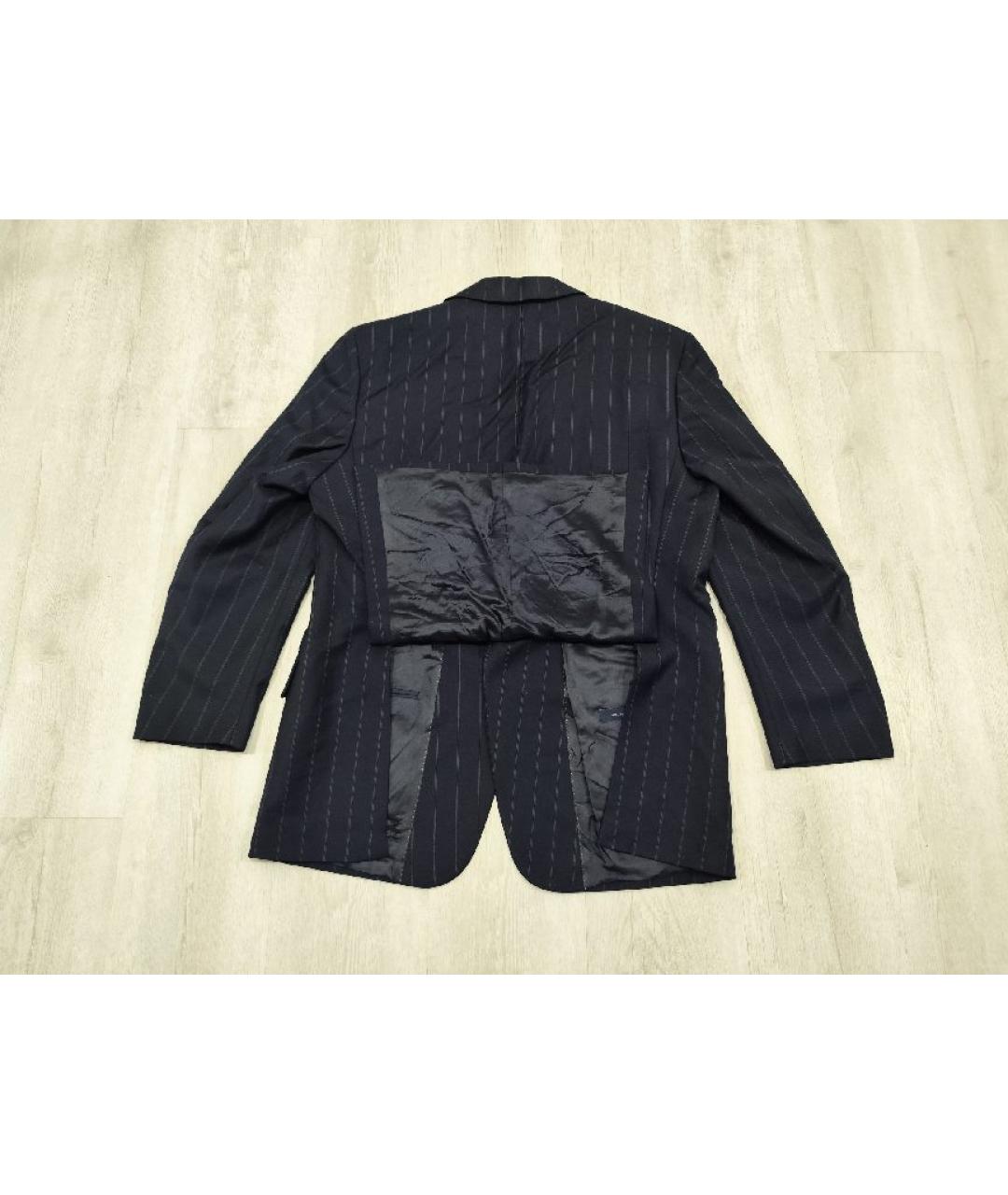 BURBERRY Темно-синий шерстяной пиджак, фото 4