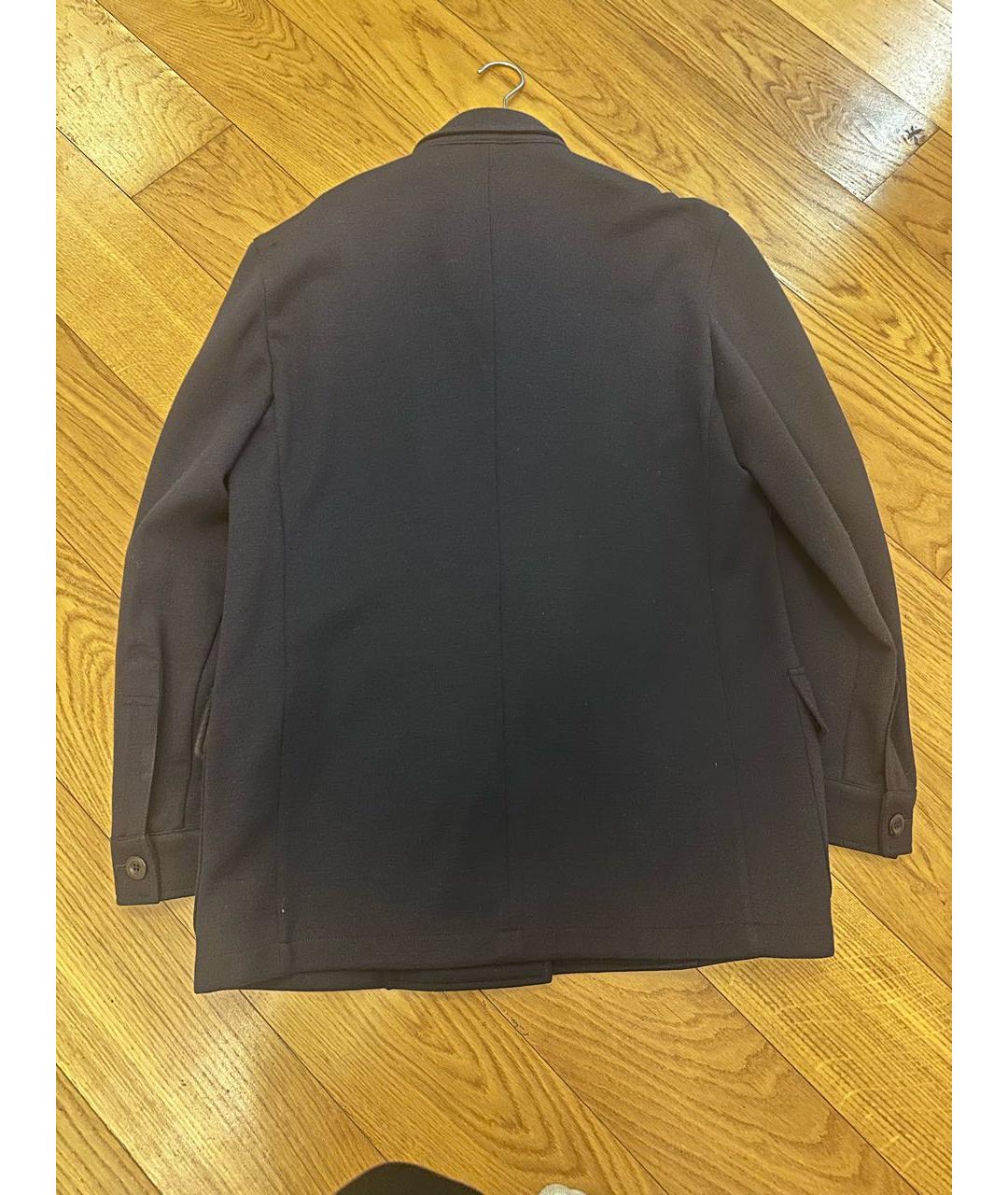 BURBERRY Темно-синий шерстяной пиджак, фото 2