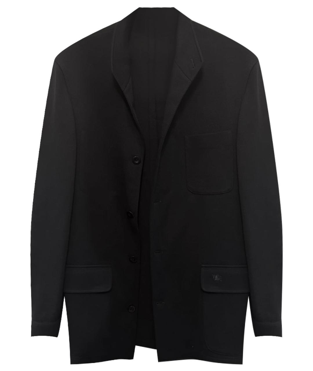 BURBERRY Темно-синий шерстяной пиджак, фото 1