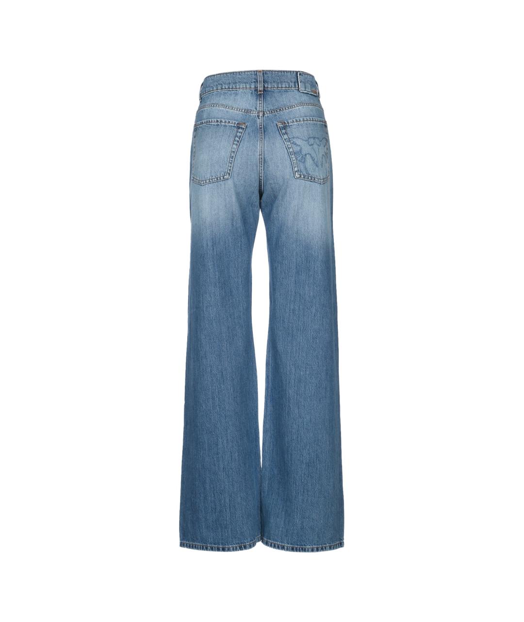 PINKO Синие прямые джинсы, фото 2