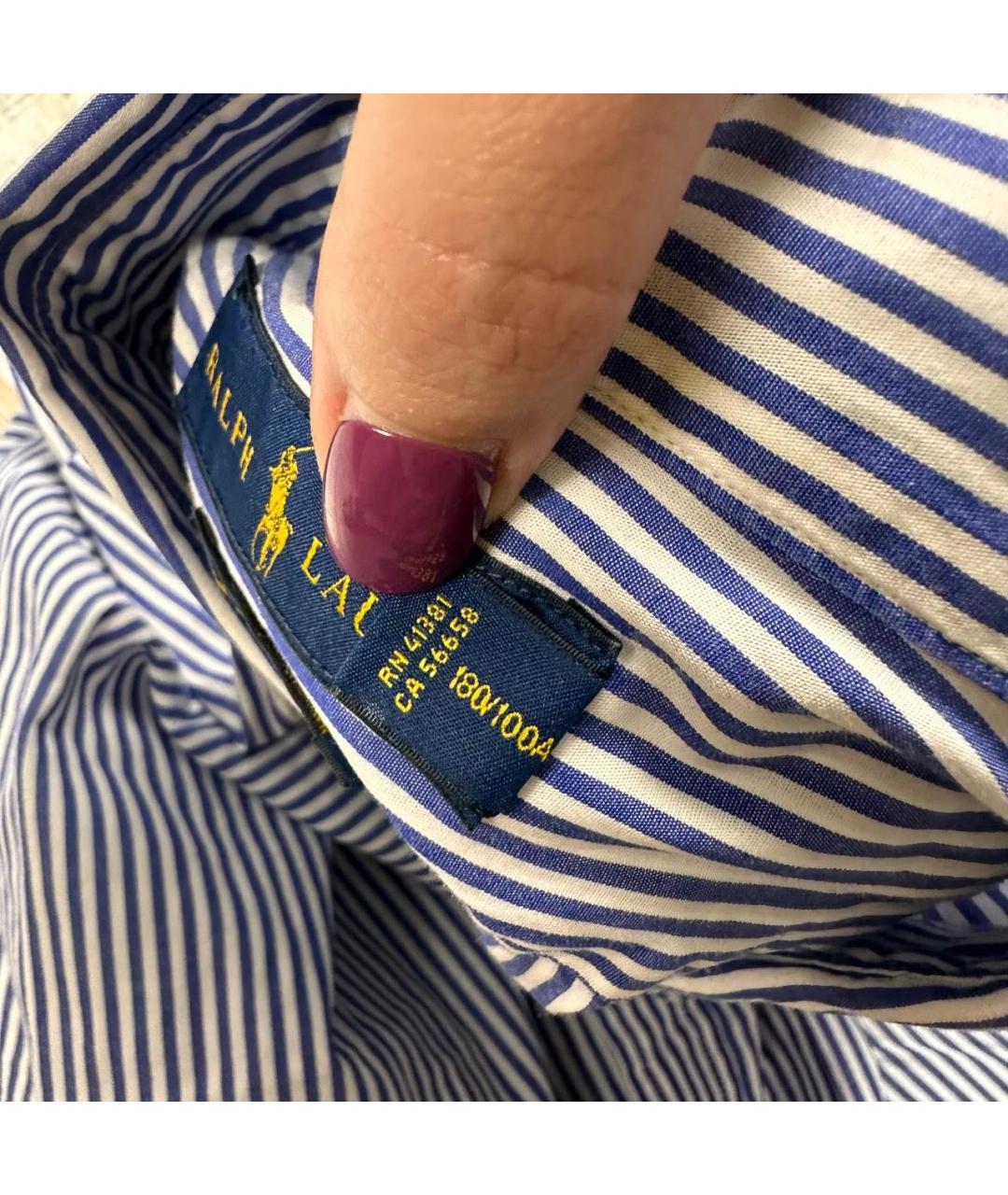 POLO RALPH LAUREN Голубая кэжуал рубашка, фото 4