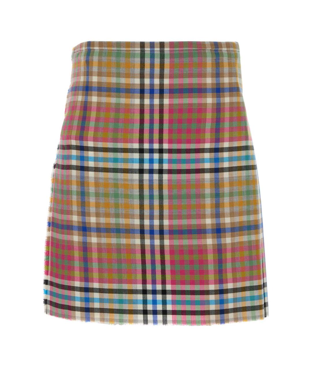 VIVIENNE WESTWOOD Мульти шерстяная юбка мини, фото 1