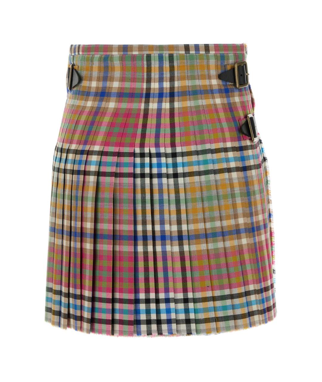 VIVIENNE WESTWOOD Мульти шерстяная юбка мини, фото 2