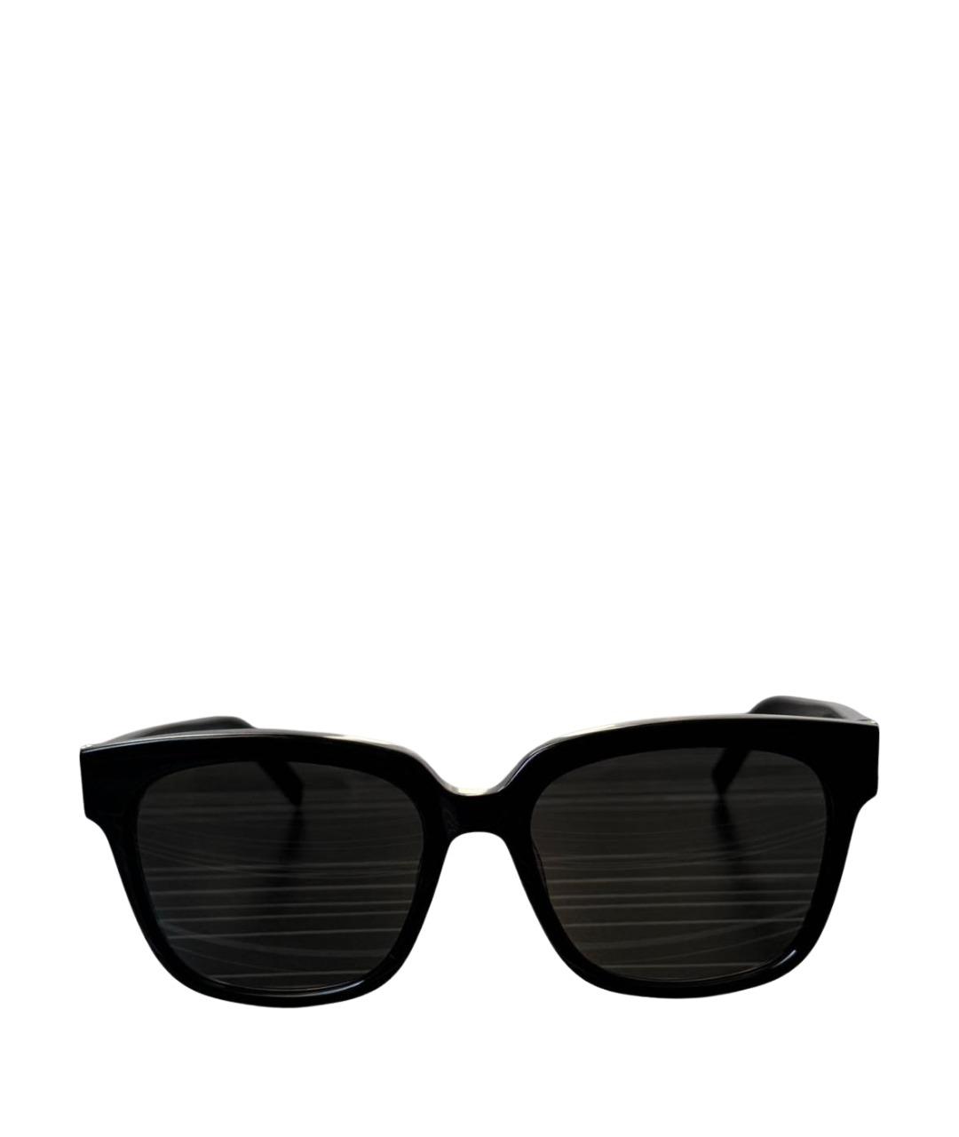SAINT LAURENT Черные пластиковые солнцезащитные очки, фото 1