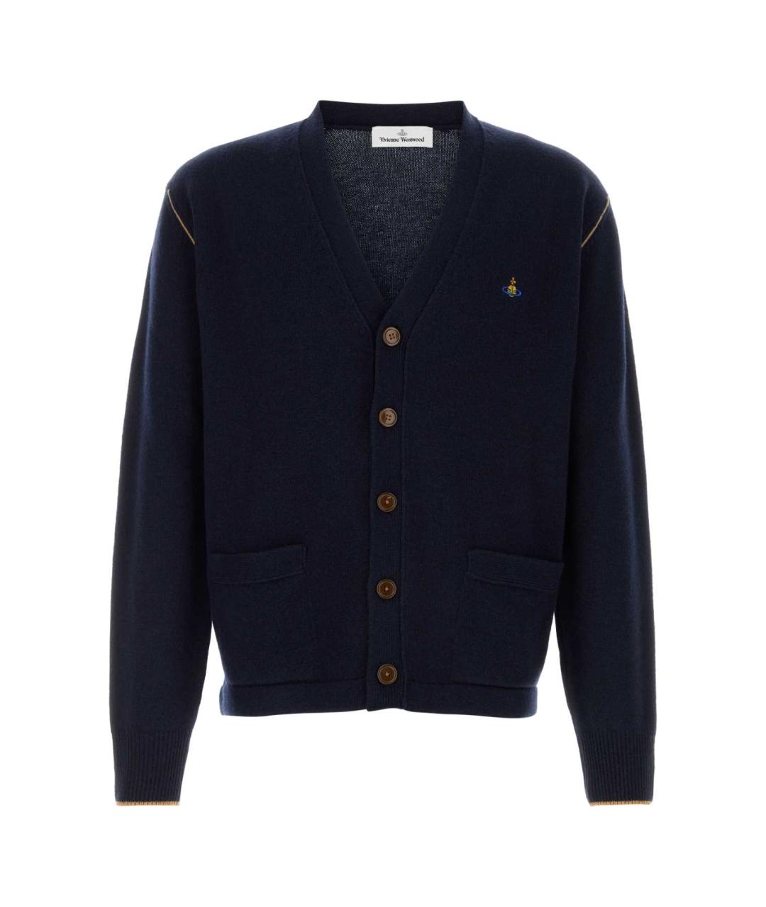 VIVIENNE WESTWOOD Синий шерстяной кардиган, фото 1