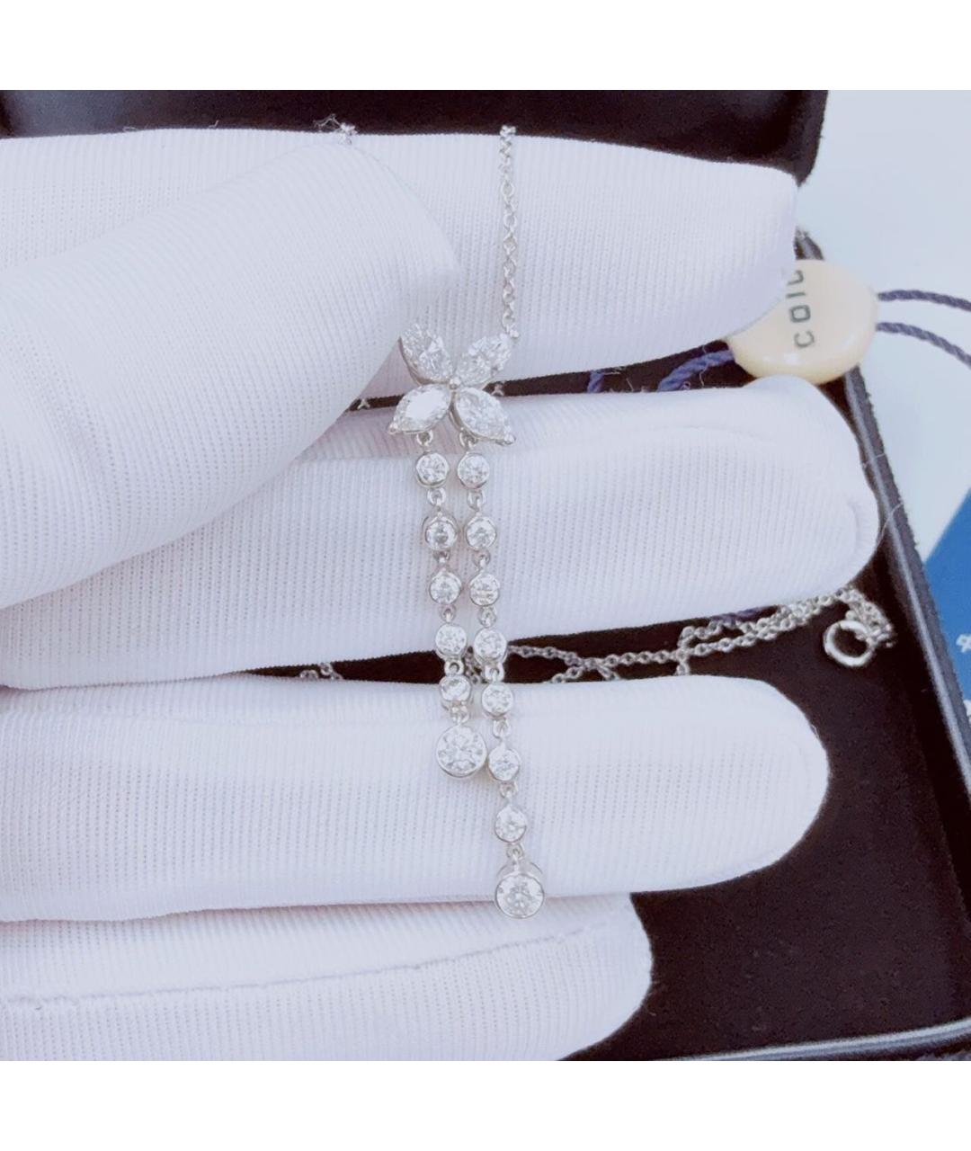 TIFFANY&CO Белое платиновое колье, фото 5