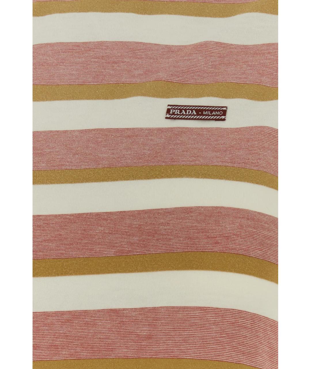 PRADA Мульти хлопковая футболка, фото 3