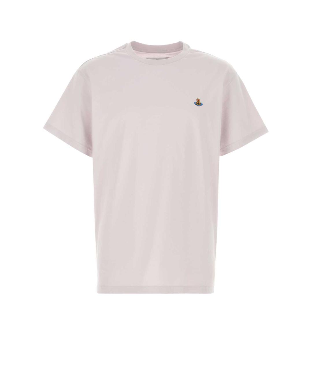 VIVIENNE WESTWOOD Розовая хлопковая футболка, фото 1