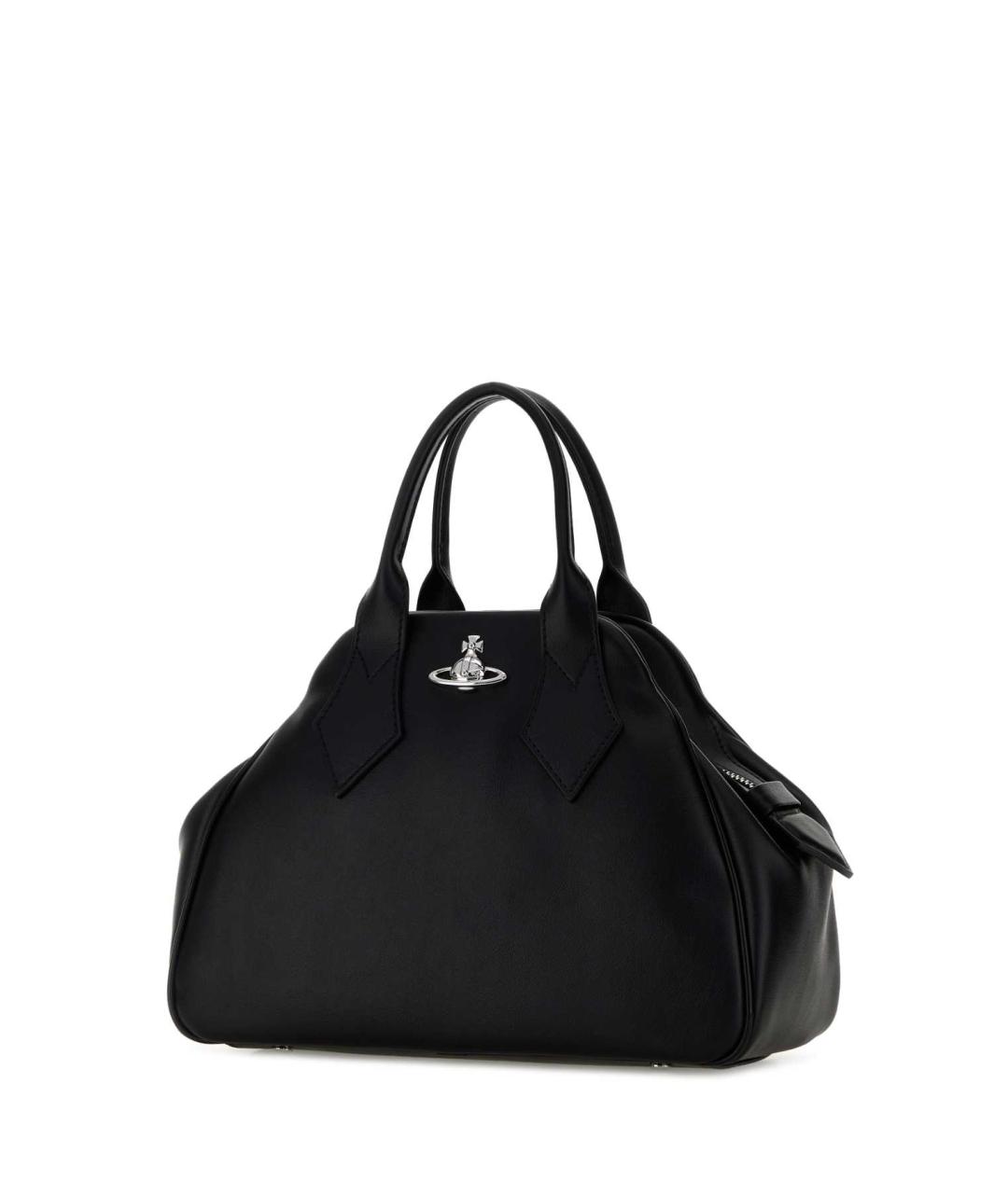 VIVIENNE WESTWOOD Черная сумка тоут из искусственной кожи, фото 2