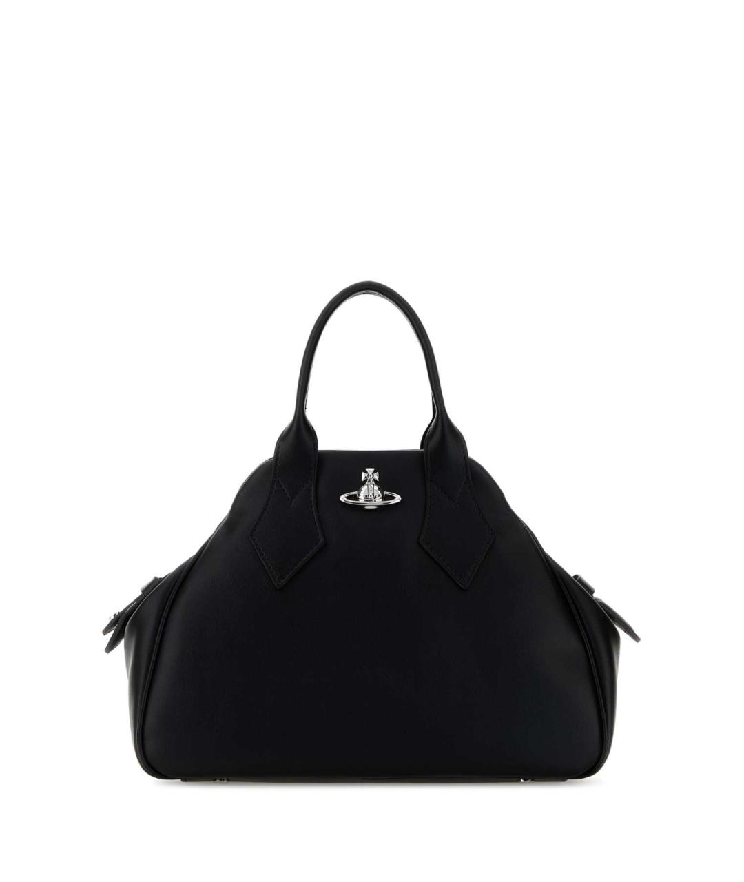 VIVIENNE WESTWOOD Черная сумка тоут из искусственной кожи, фото 1