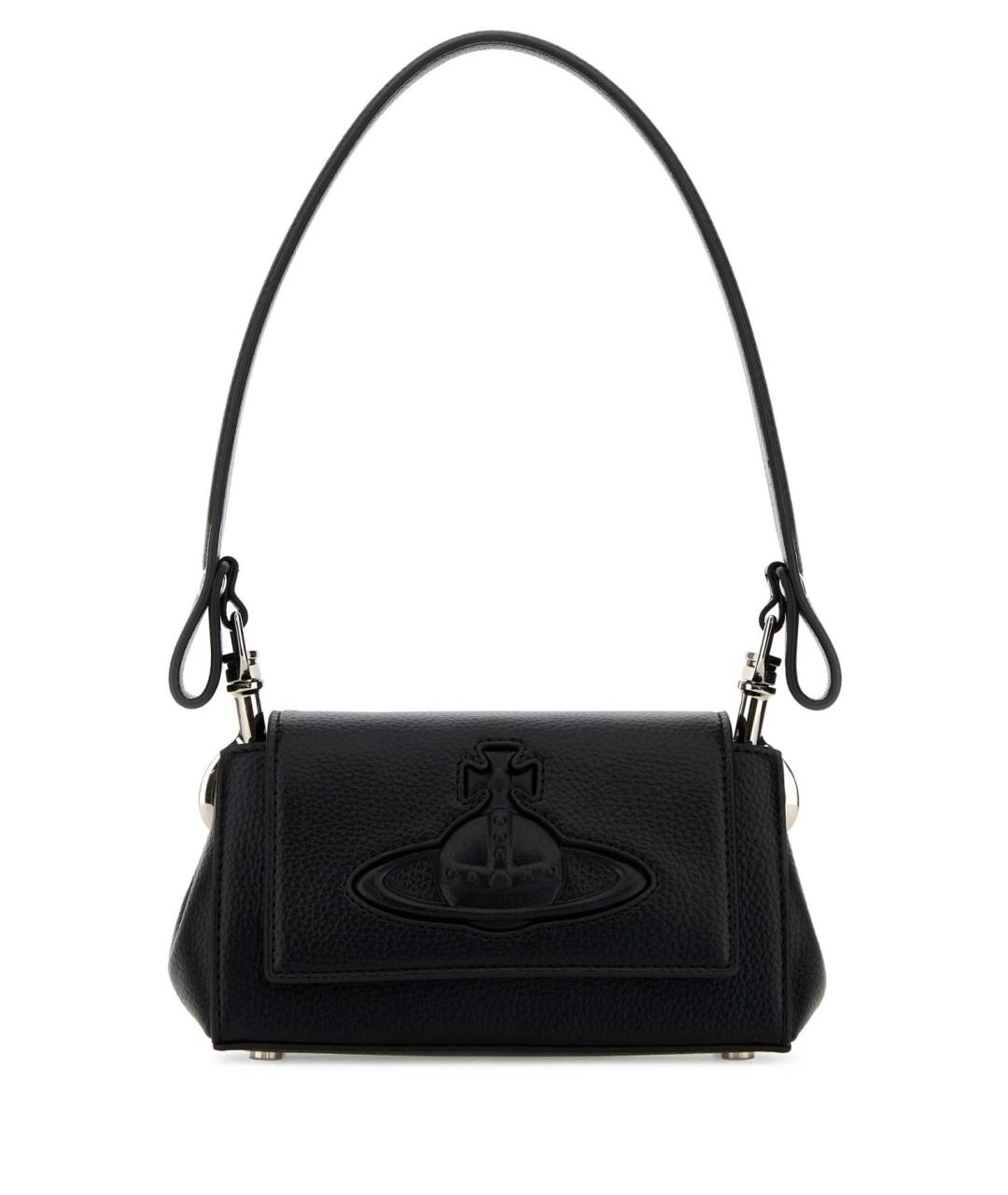 VIVIENNE WESTWOOD Черная сумка через плечо из искусственной кожи, фото 1