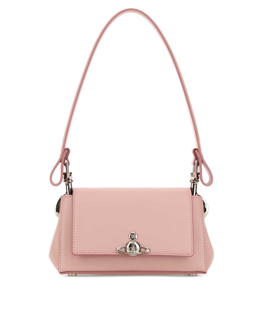 VIVIENNE WESTWOOD Розовая сумка через плечо из искусственной кожи, фото 1