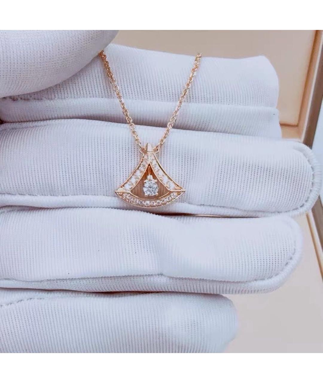 BVLGARI Розовое колье из розового золота, фото 2