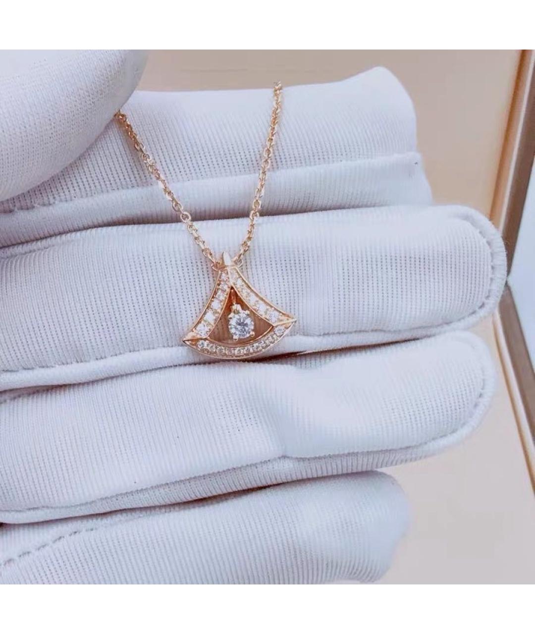 BVLGARI Розовое колье из розового золота, фото 3