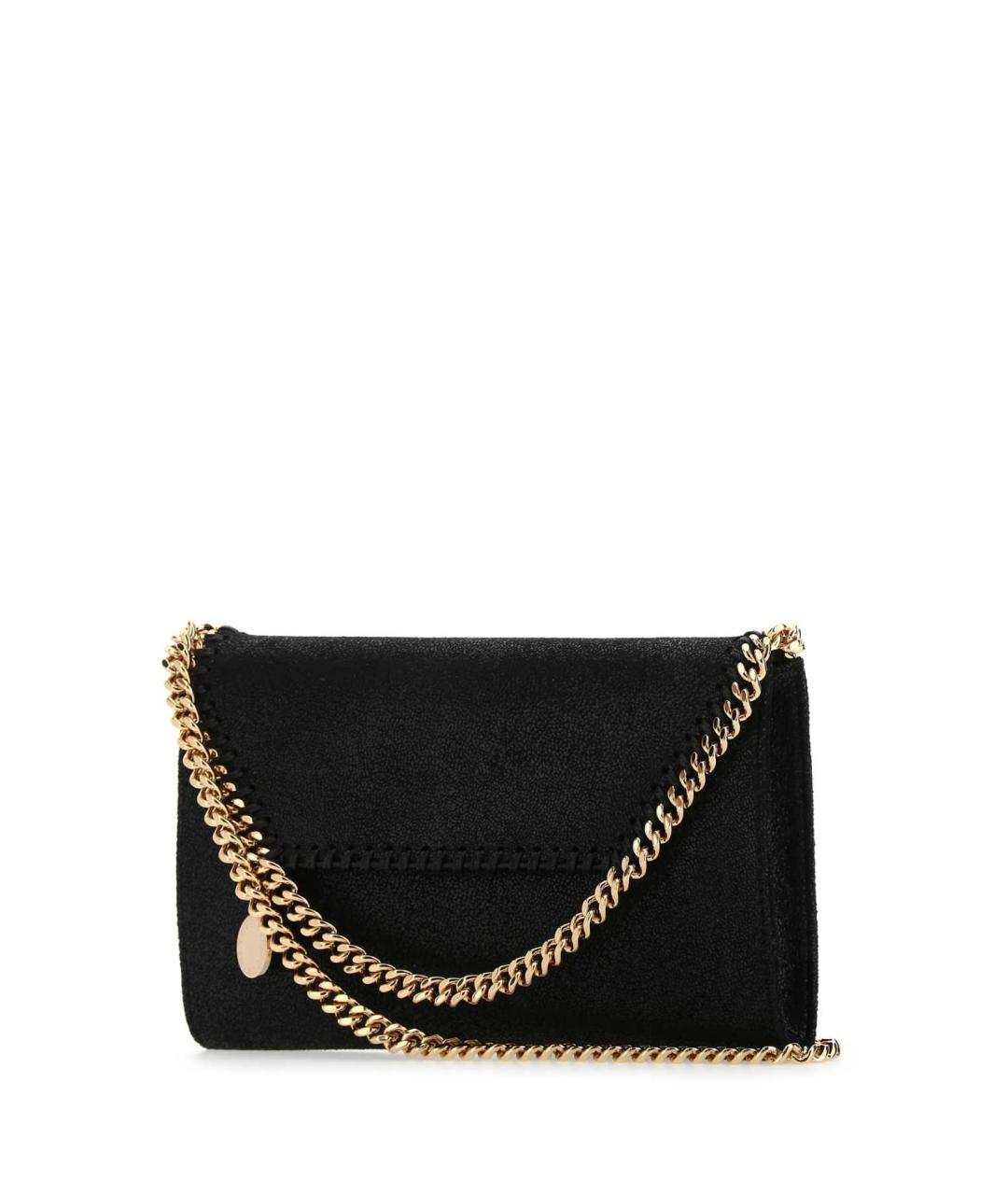 STELLA MCCARTNEY Черная синтетическая сумка с короткими ручками, фото 2