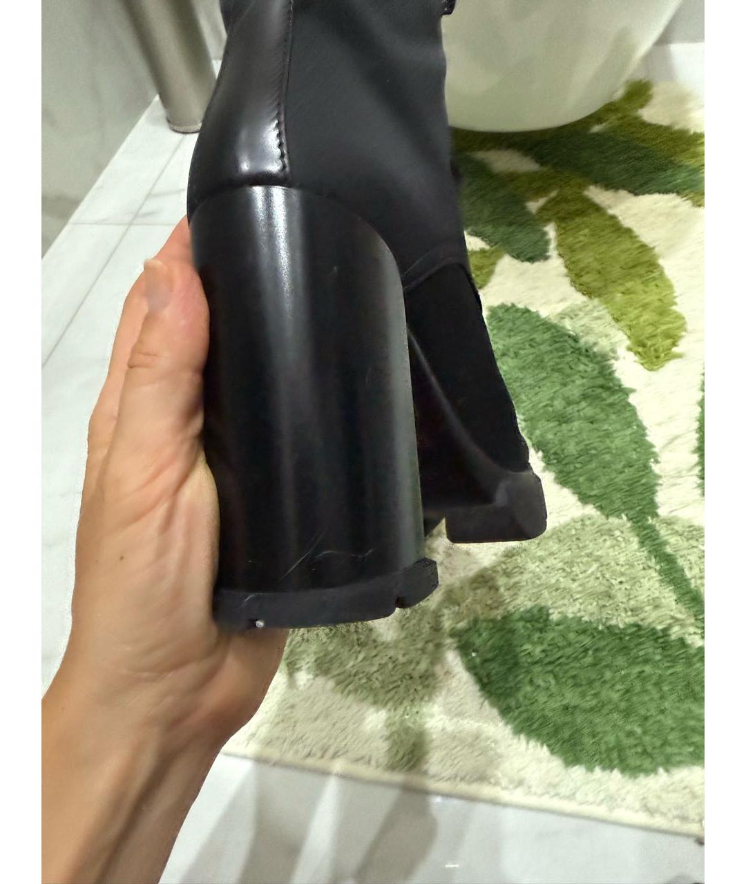 PRADA Черные текстильные ботильоны, фото 7