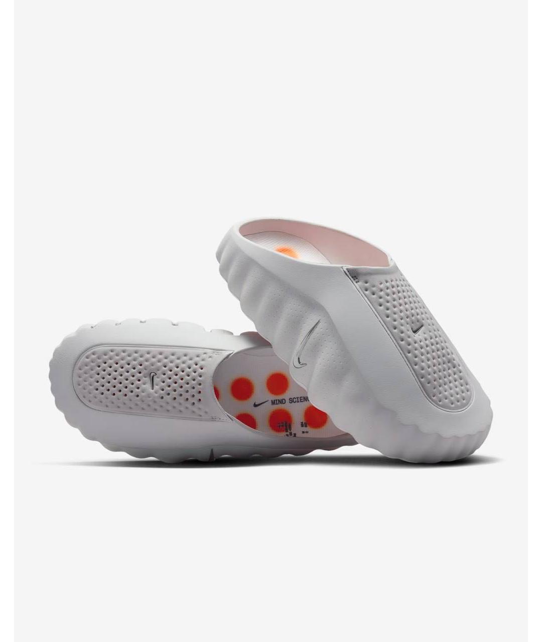 NIKE Бежевые резиновые мюли, фото 3