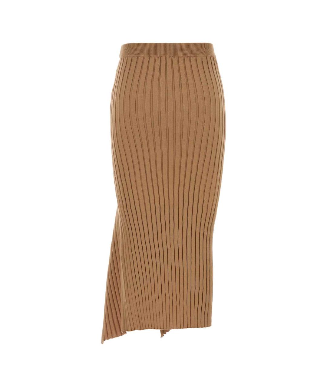STELLA MCCARTNEY Бежевая хлопковая юбка миди, фото 2
