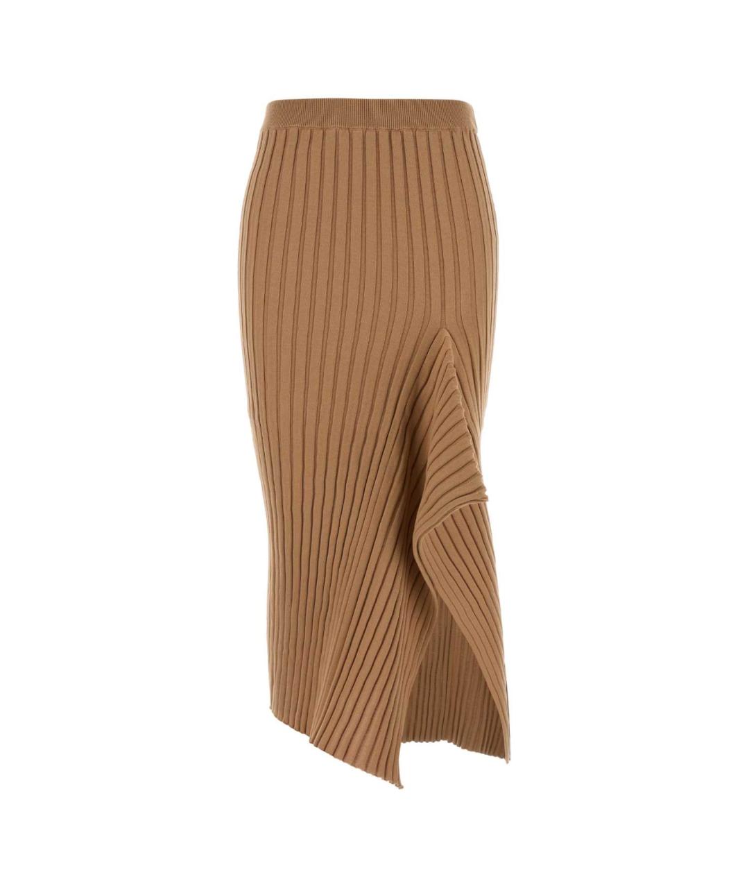 STELLA MCCARTNEY Бежевая хлопковая юбка миди, фото 1