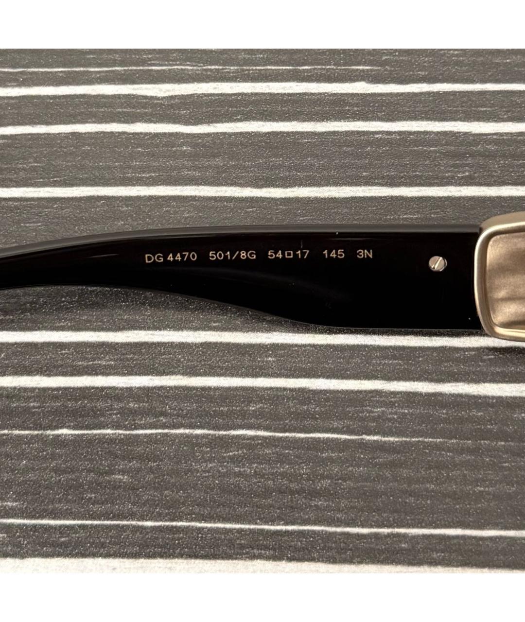 DOLCE&GABBANA Черные пластиковые солнцезащитные очки, фото 3