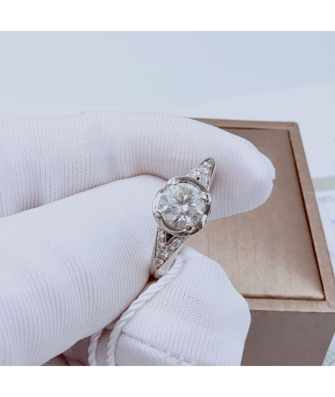 BVLGARI Белое платиновое кольцо, фото 3