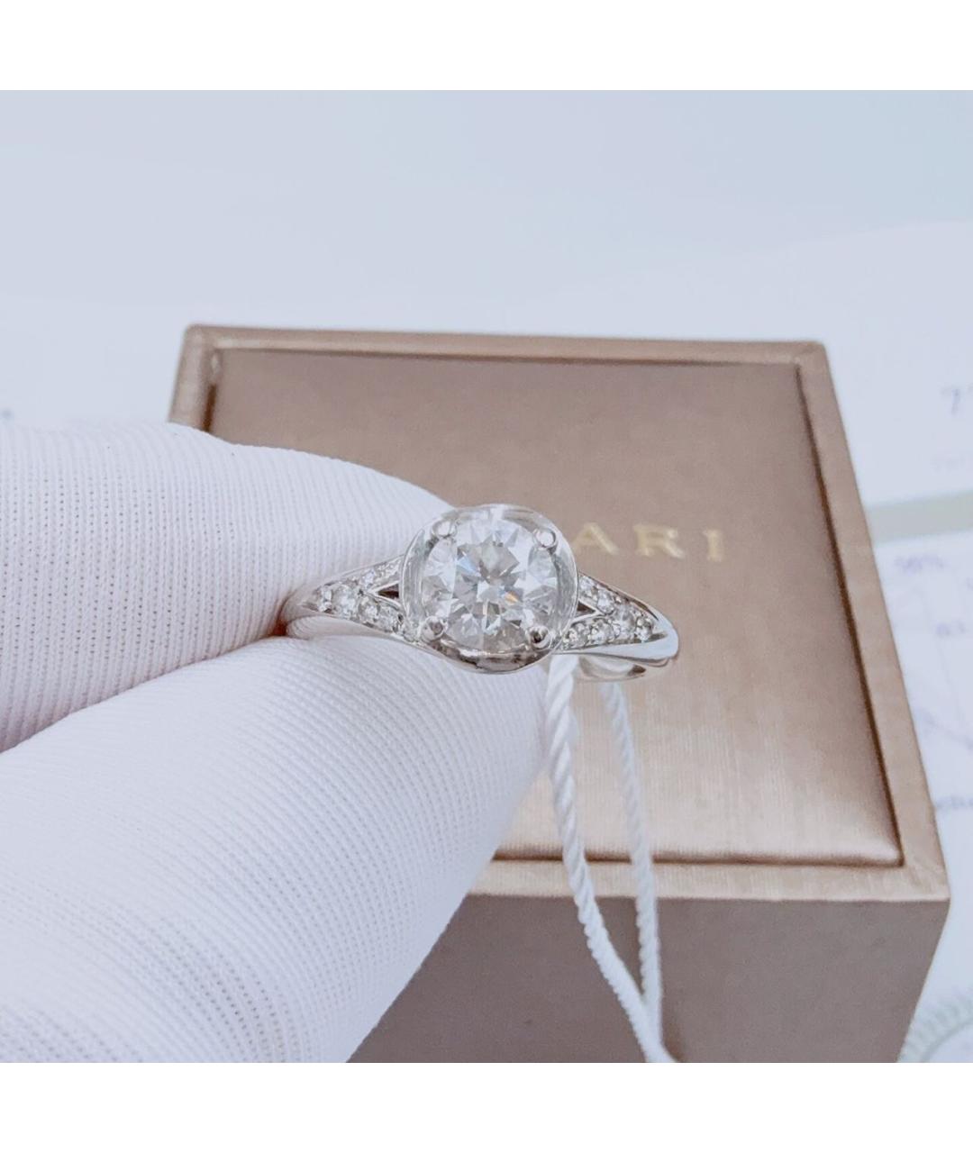 BVLGARI Белое платиновое кольцо, фото 7