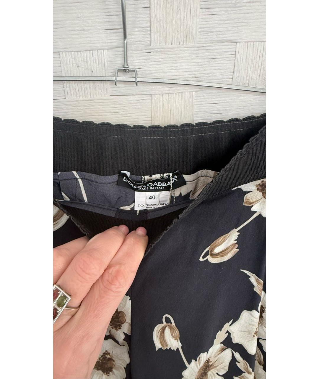 DOLCE&GABBANA Мульти брюки узкие, фото 4