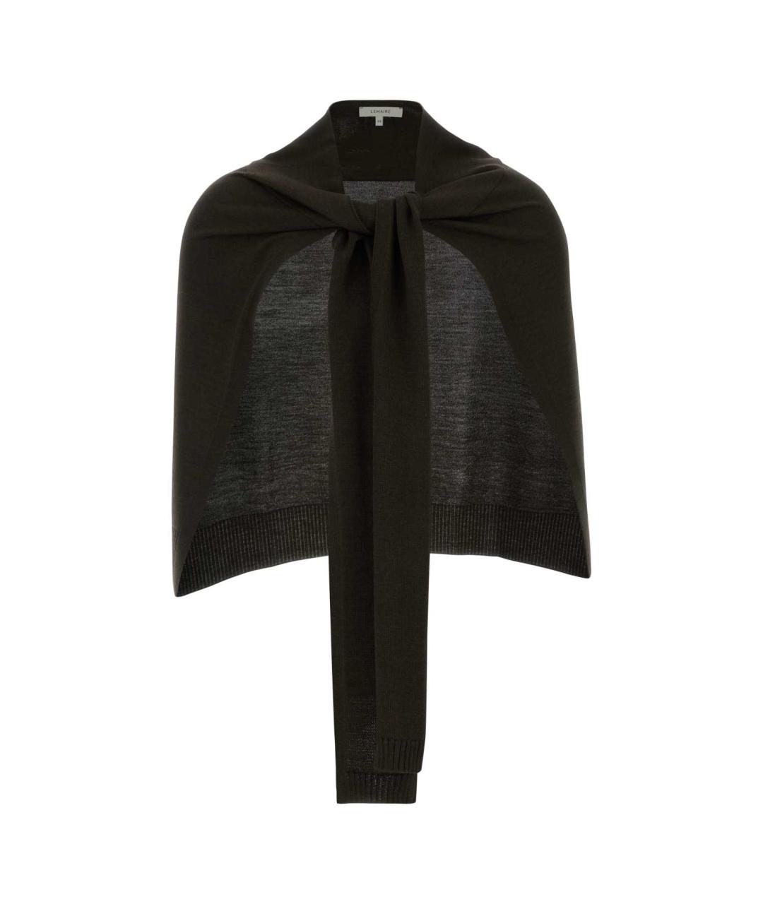 LEMAIRE Коричневый шарф, фото 1