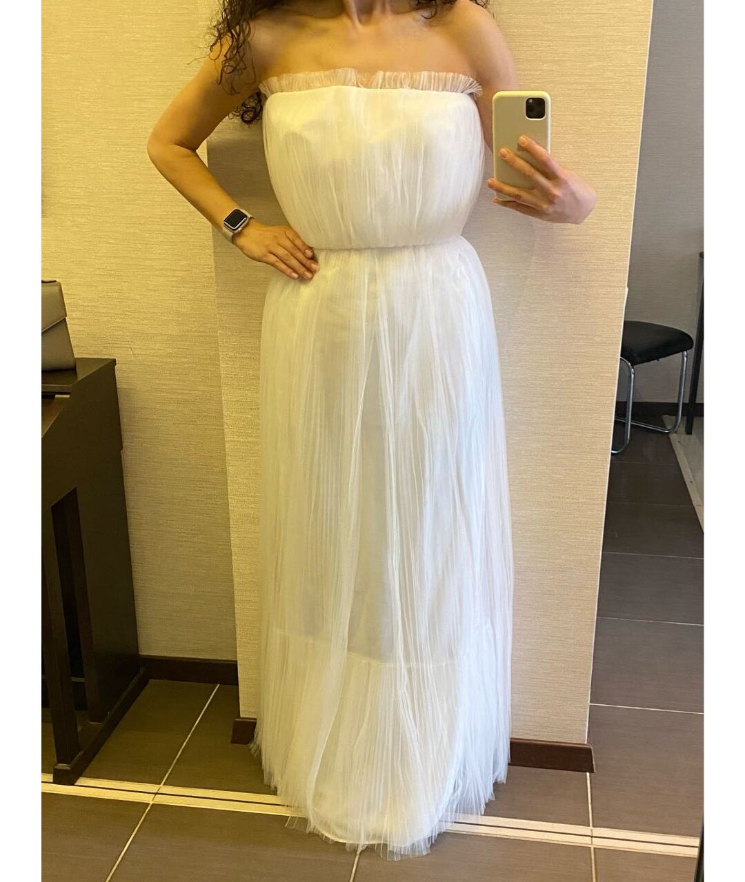 MAX MARA Белое свадебное платье, фото 7