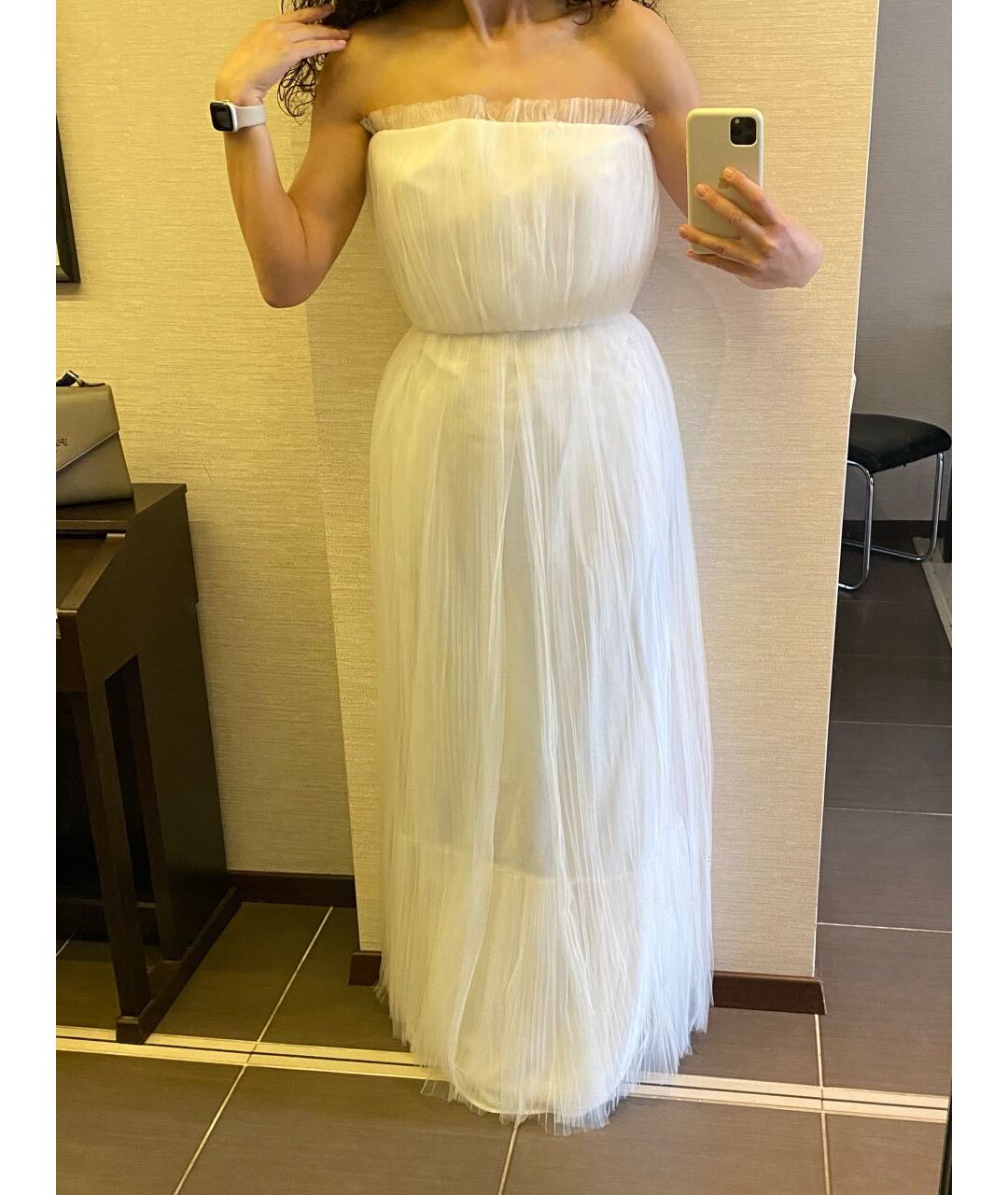 MAX MARA Белое свадебное платье, фото 8