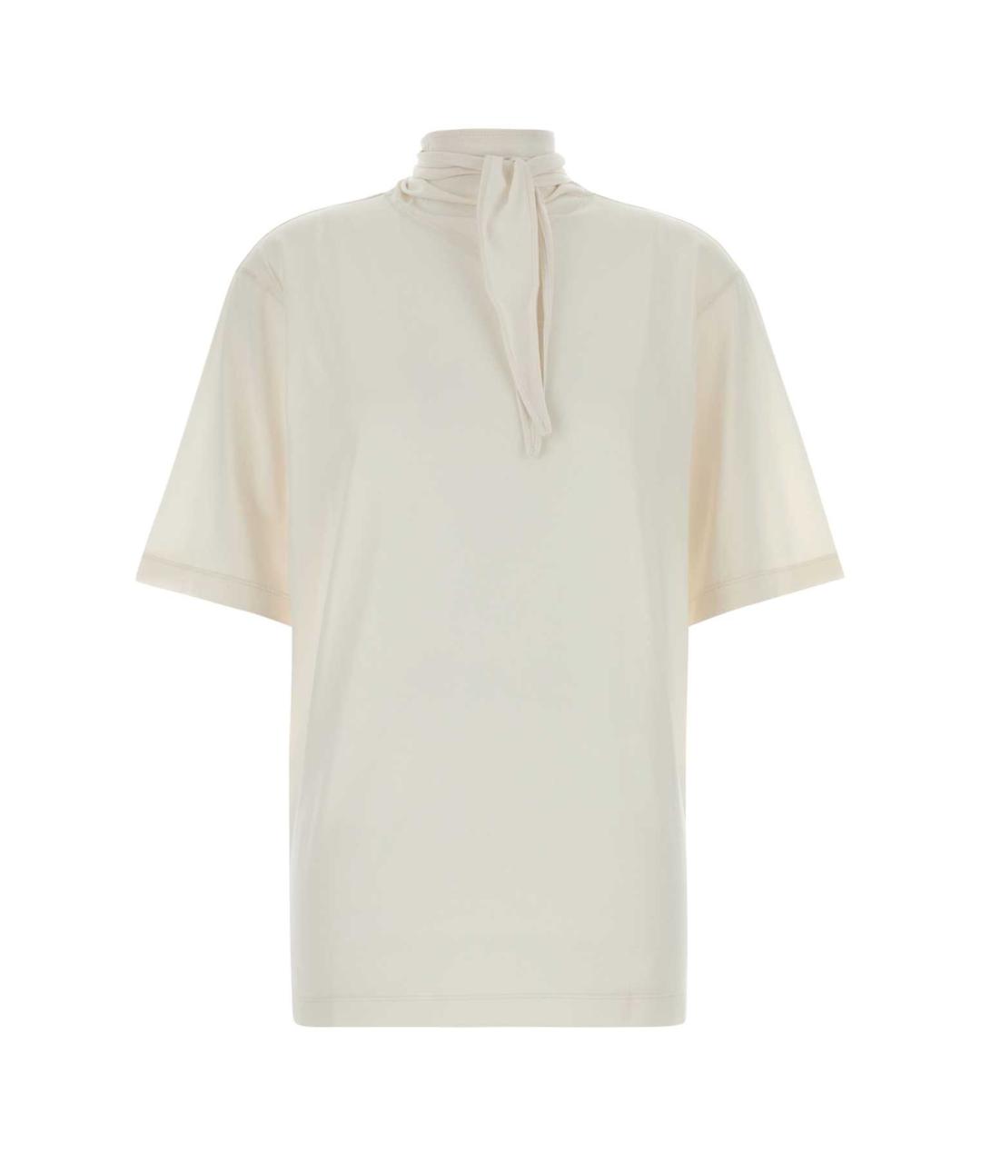 LEMAIRE Белая хлопковая футболка, фото 1