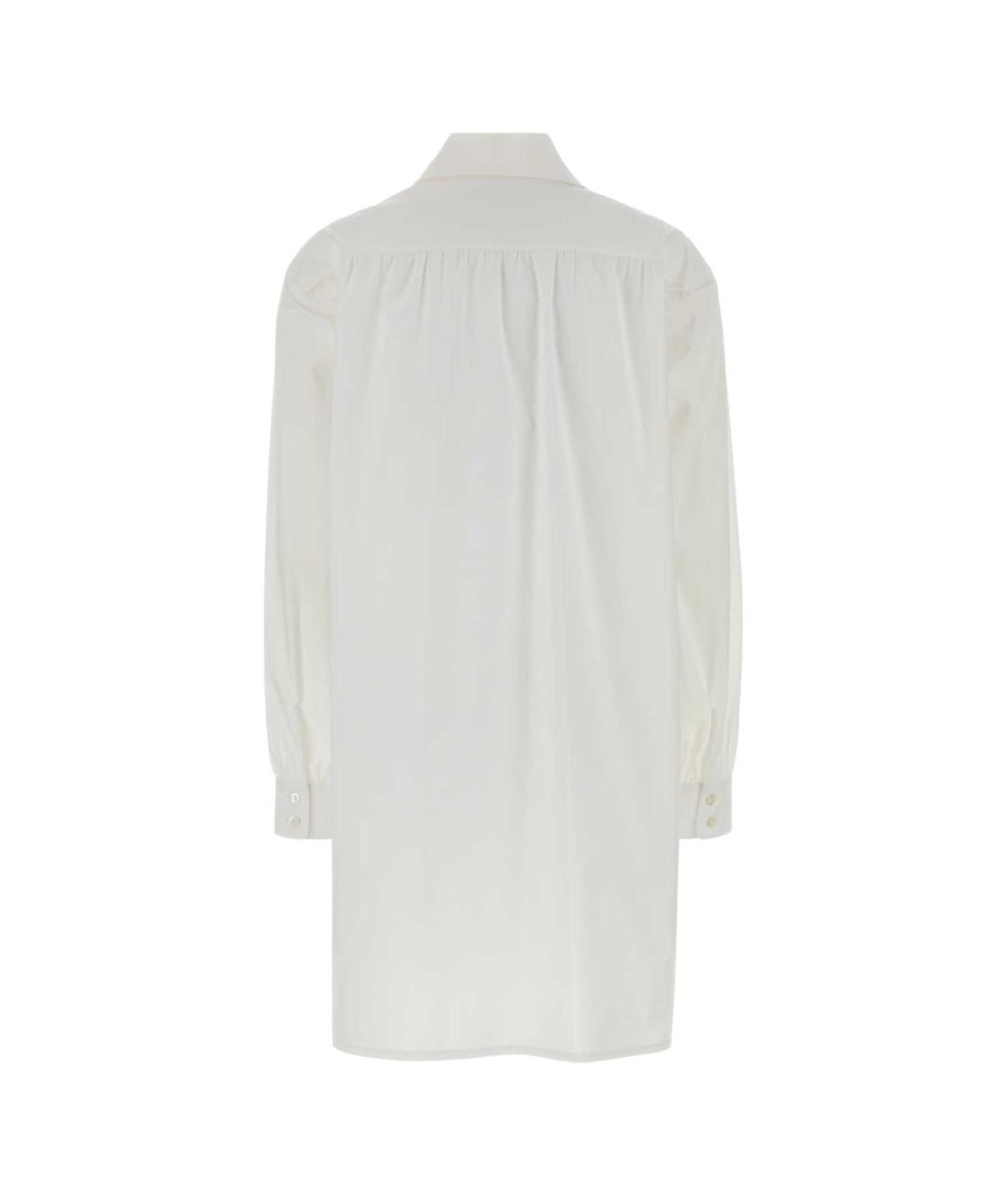 MOSCHINO Белая хлопковая рубашка, фото 2