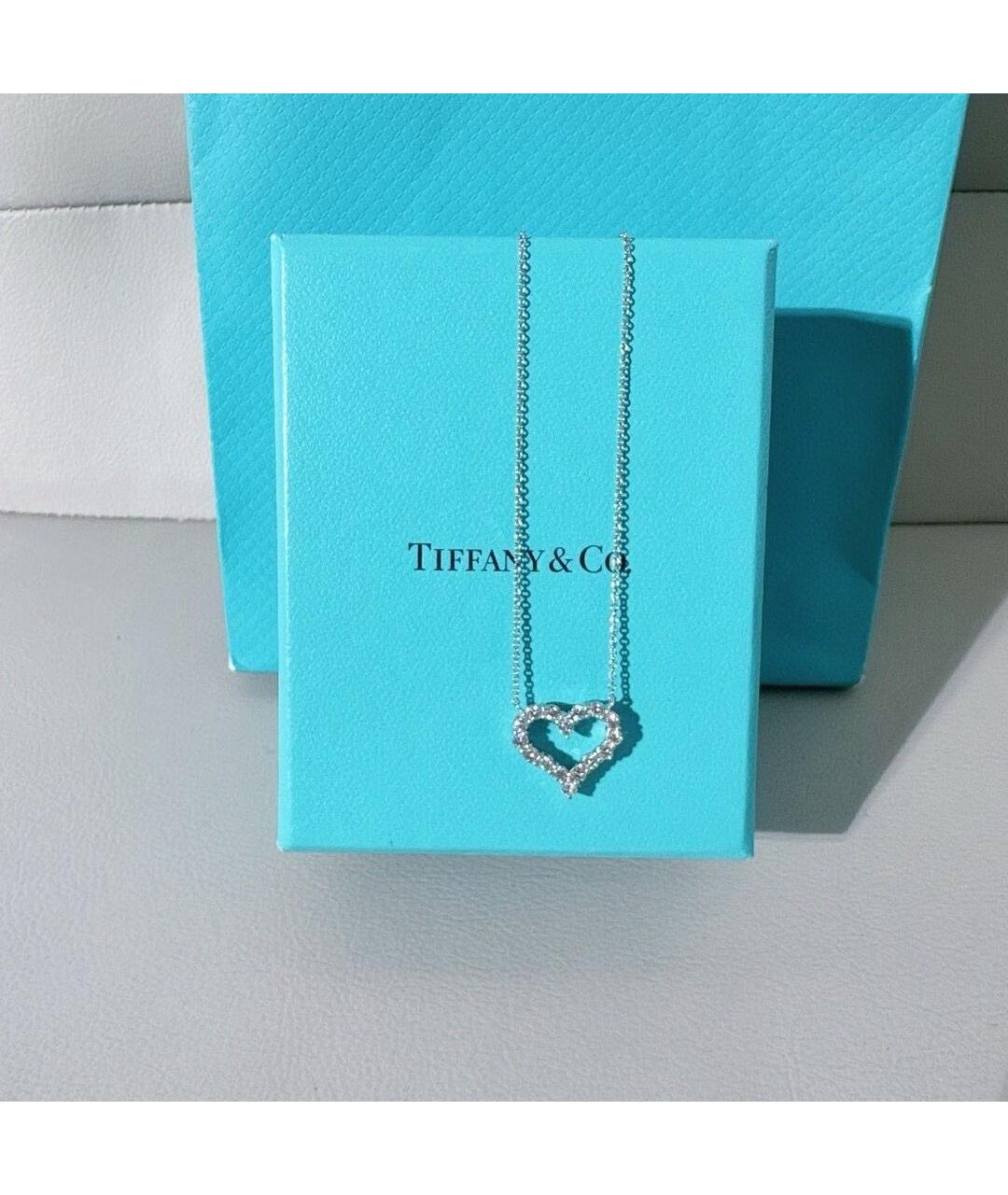 TIFFANY&CO Белое платиновое колье, фото 3